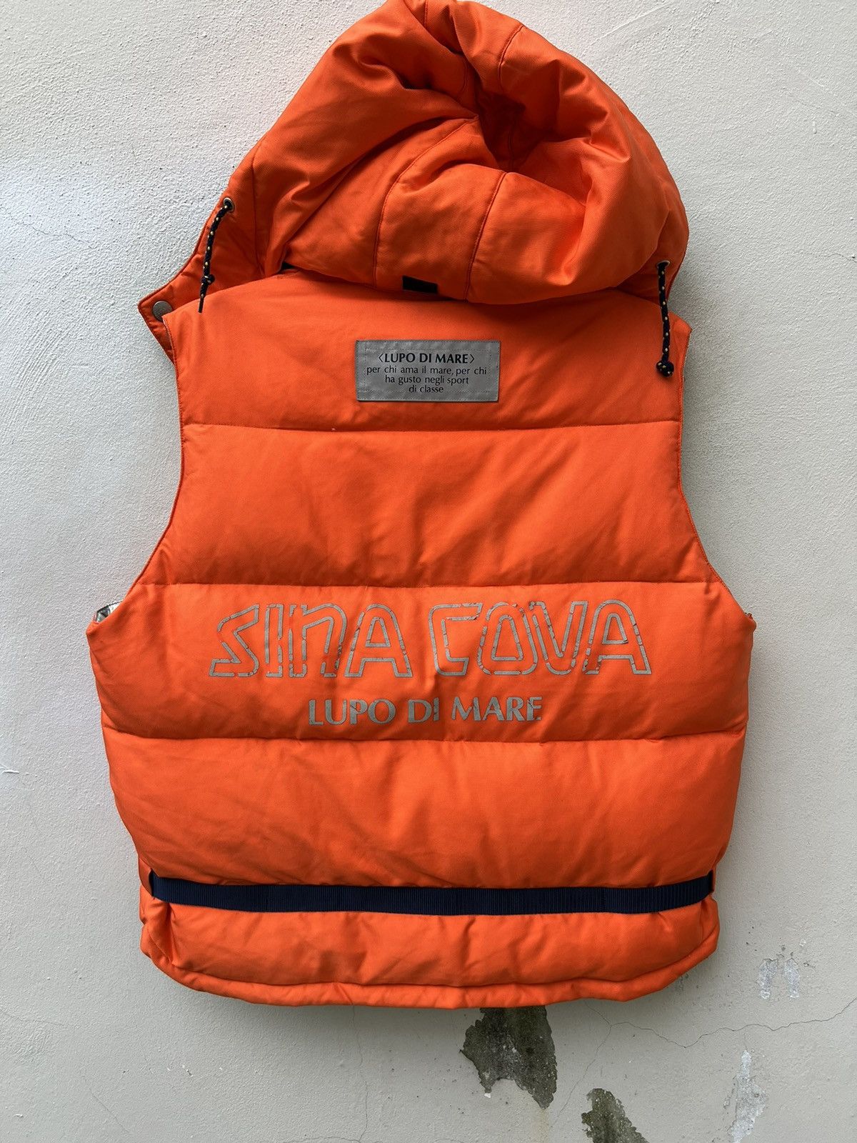 Vintage Vintage Lupo De Mare Sina Cova Orange Down Puffer Vest Size US M / EU 48-50 / 2 - 15 Thumbnail
