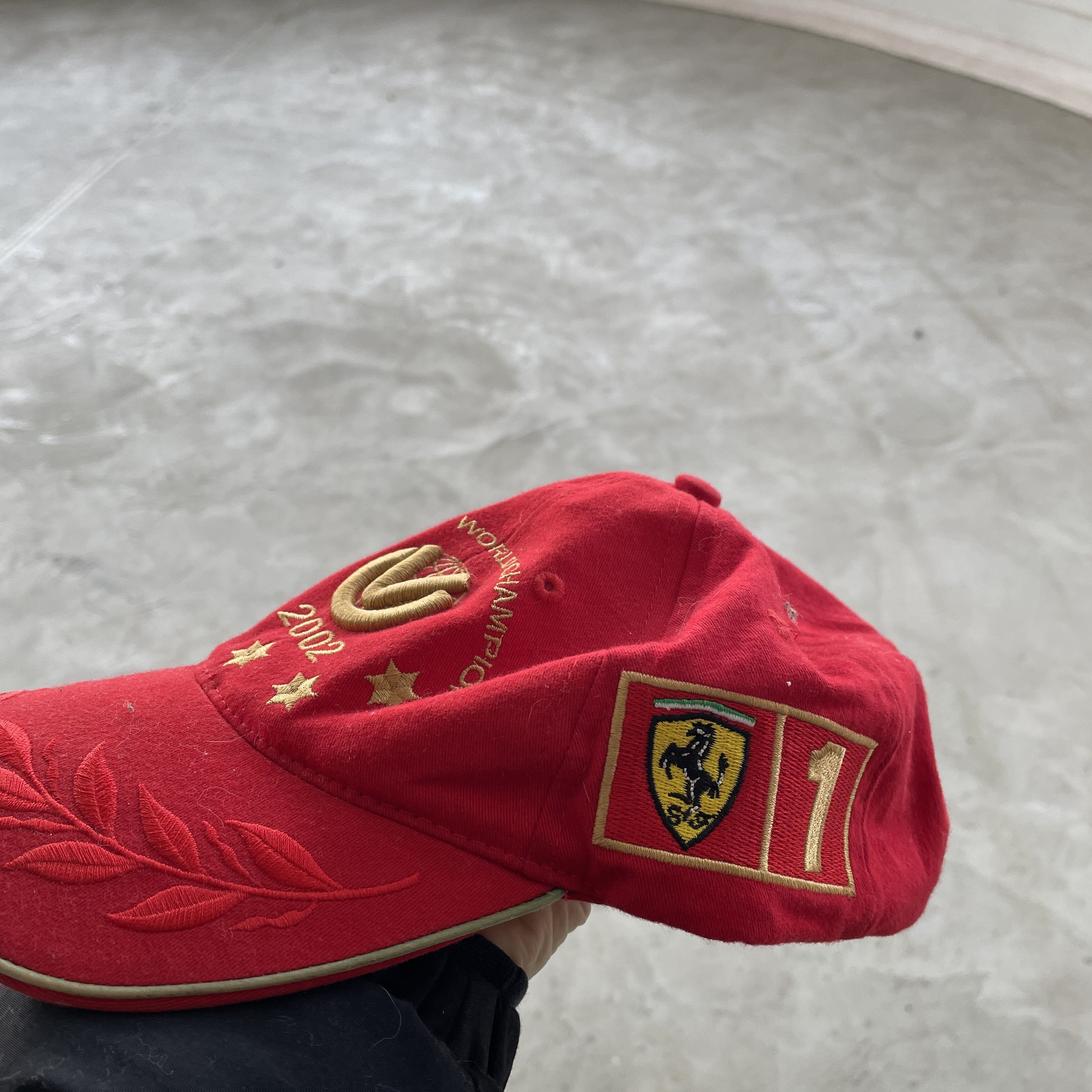 Ferrari Vintage Ferrari Michael Schumacher Racing Cap Size ONE SIZE - 2 Thumbnail