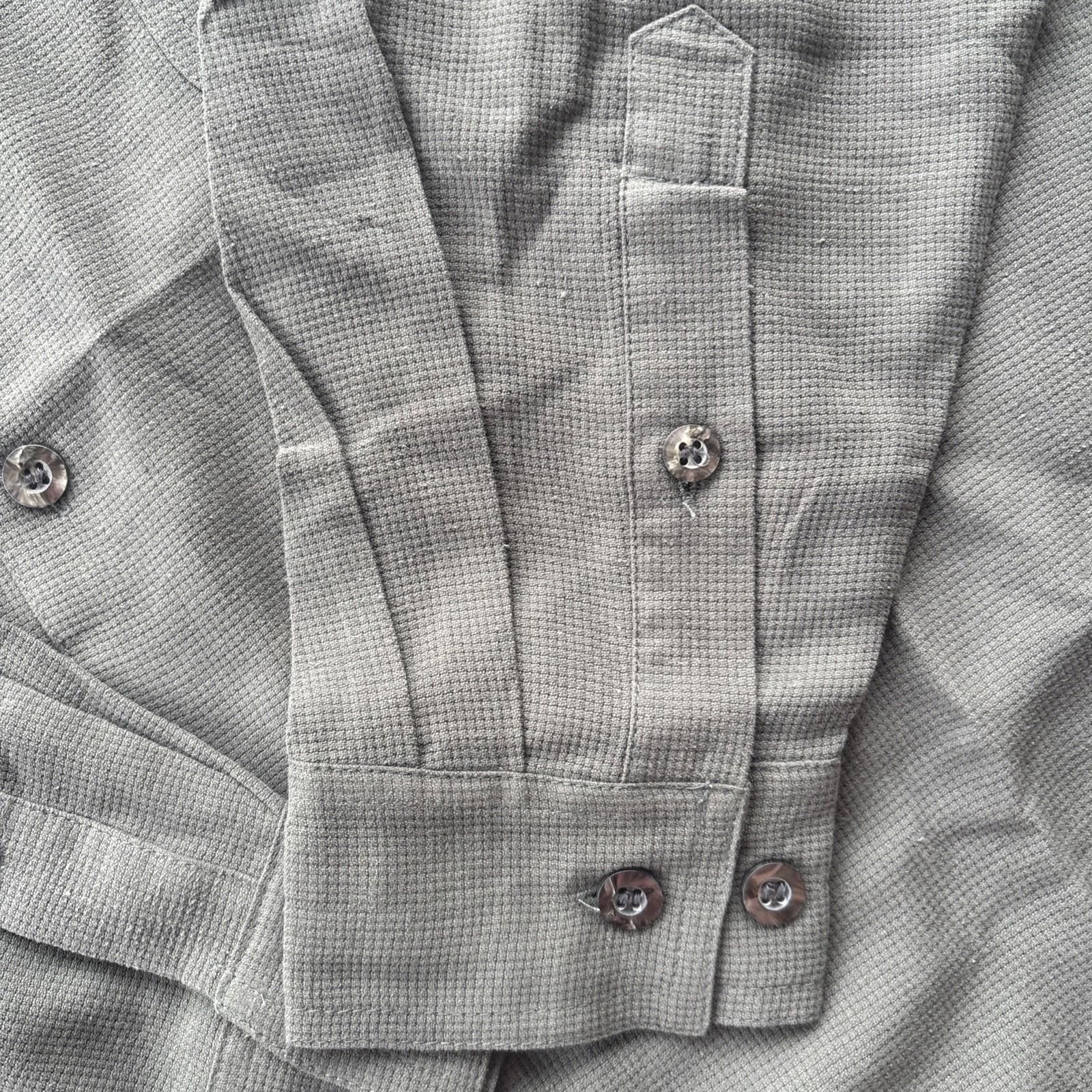 Bill Blass Bill Bass NEW NWOT Silk Shirt Men's L Green Button Down VTG Size US L / EU 52-54 / 3 - 4 Thumbnail