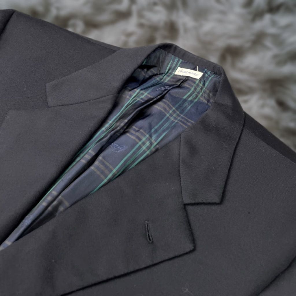VINTAGE Brioni Palatino Blazer Navy Blue 40R US Wool 3-Button Single Breasted Notch Lapel Men