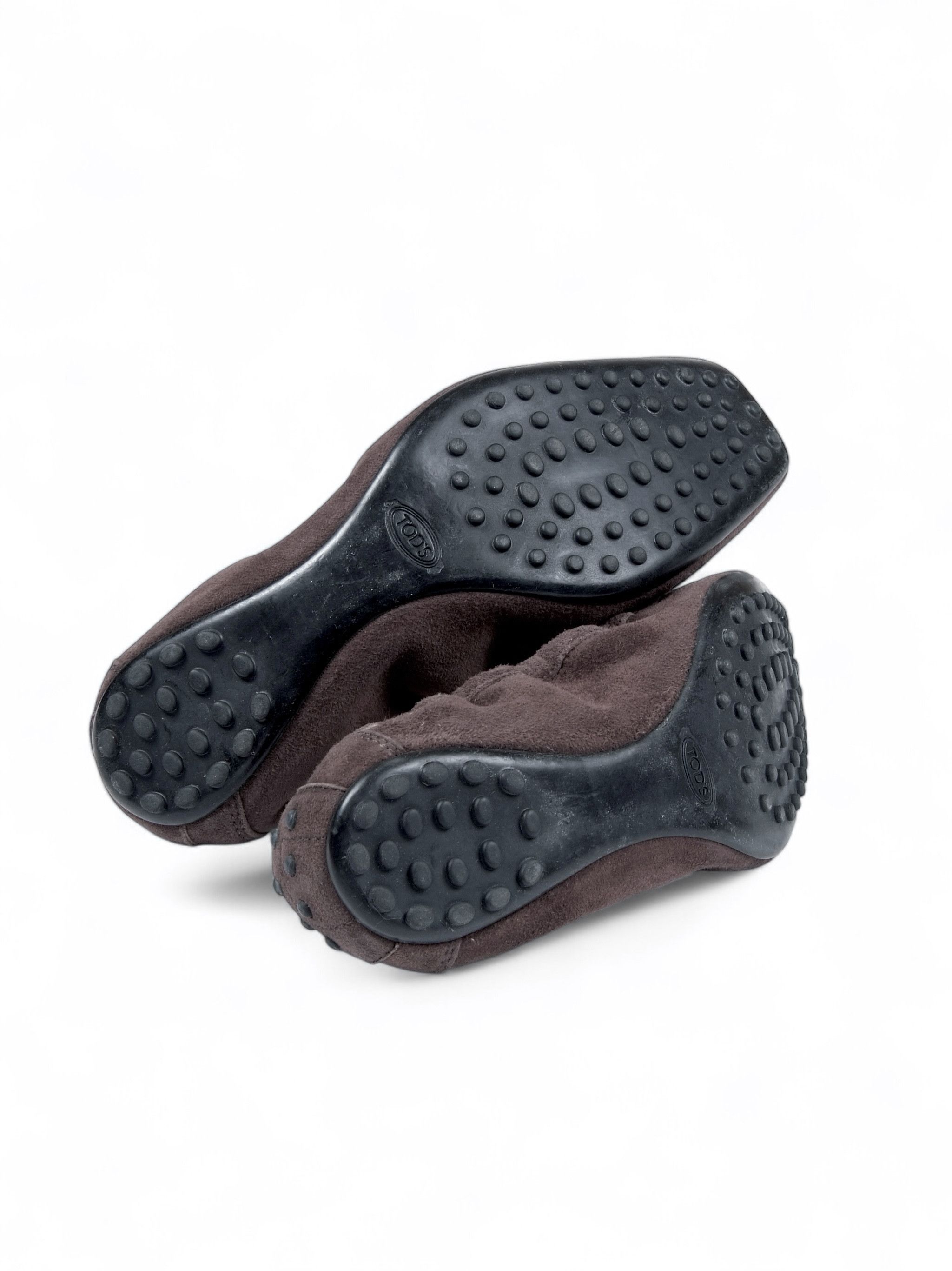 Tod's Tod's Brown Suede Ballet Flats EU 36.5 Size US 5.5 / IT 35.5 - 5 Thumbnail