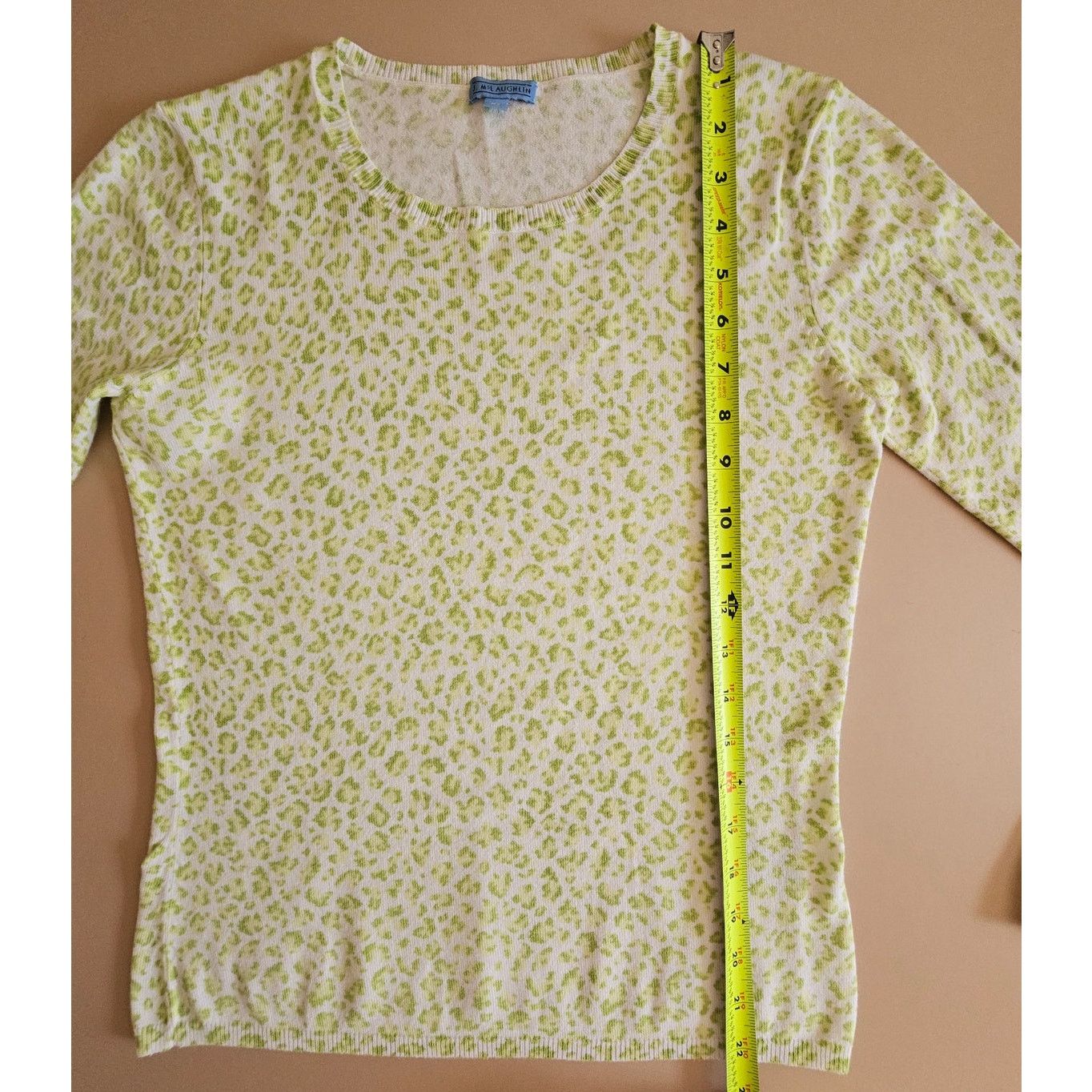 J.McLaughlin J.Mclaughlin Leopard Print Cotton Blend Crew Sweater XS Size XS / US 0-2 / IT 36-38 - 5 Thumbnail