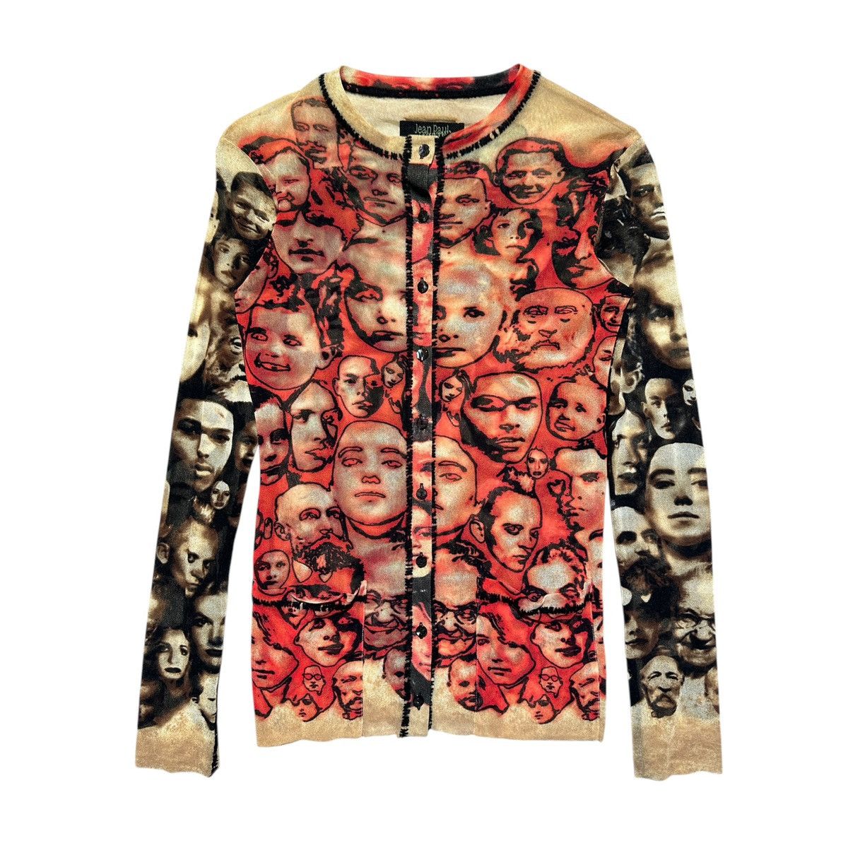 Jean Paul Gaultier faces mesh button up Size US M / EU 48-50 / 2 - 1 Thumbnail