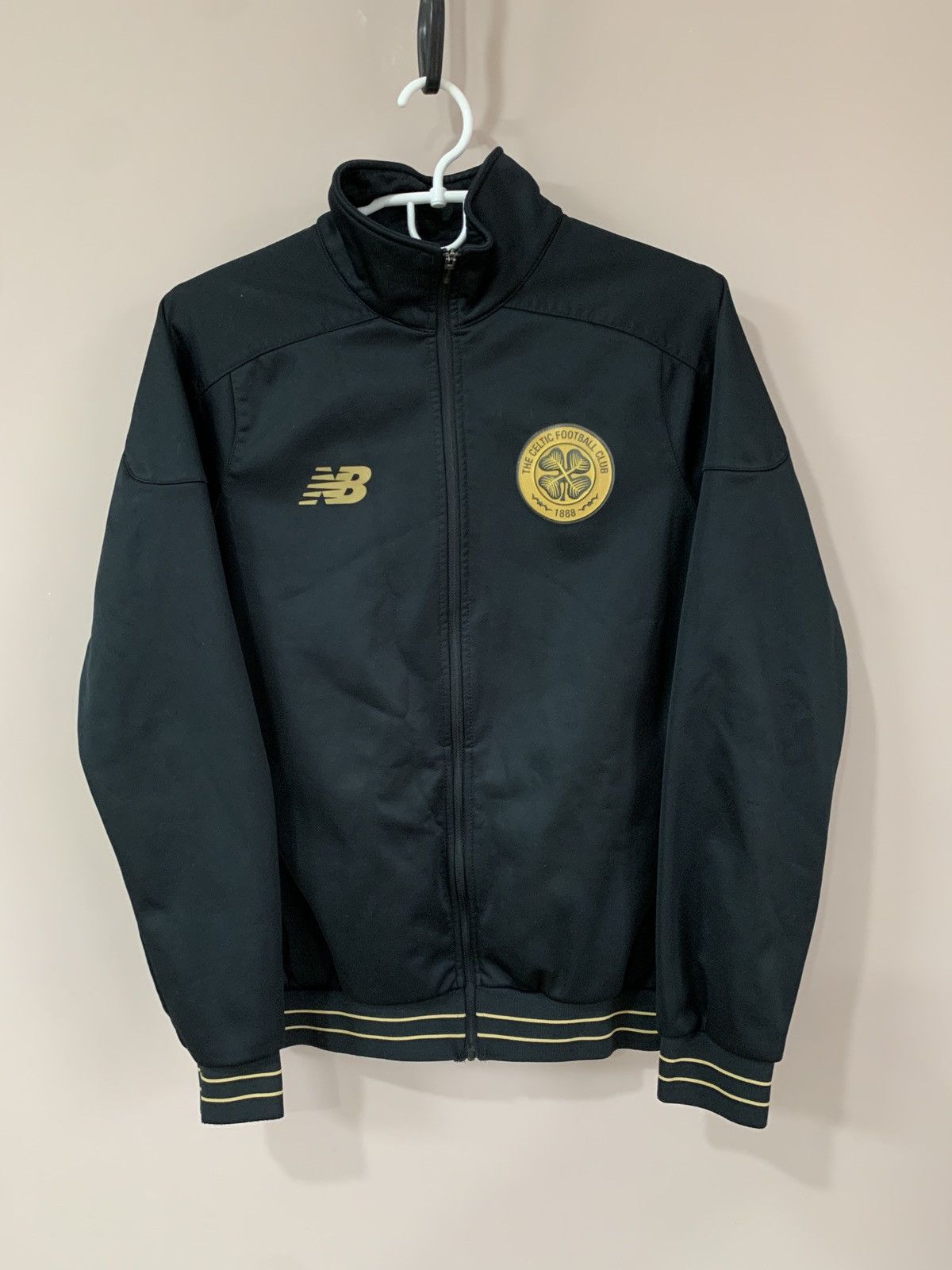 New Balance Celtic Glasgow 2016 Football Track Jacket New Balance Black Size US S / EU 44-46 / 1 - 1 Thumbnail