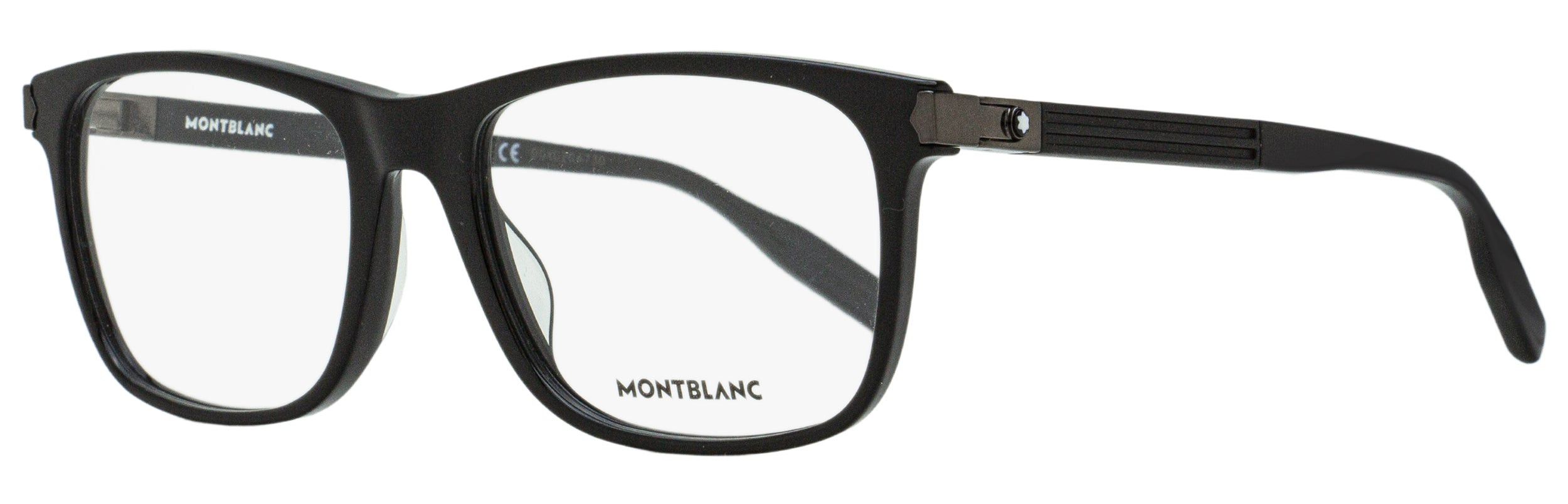 Montblanc Montblanc MB0034O 004 Eyeglasses Ruthenium 58mm 