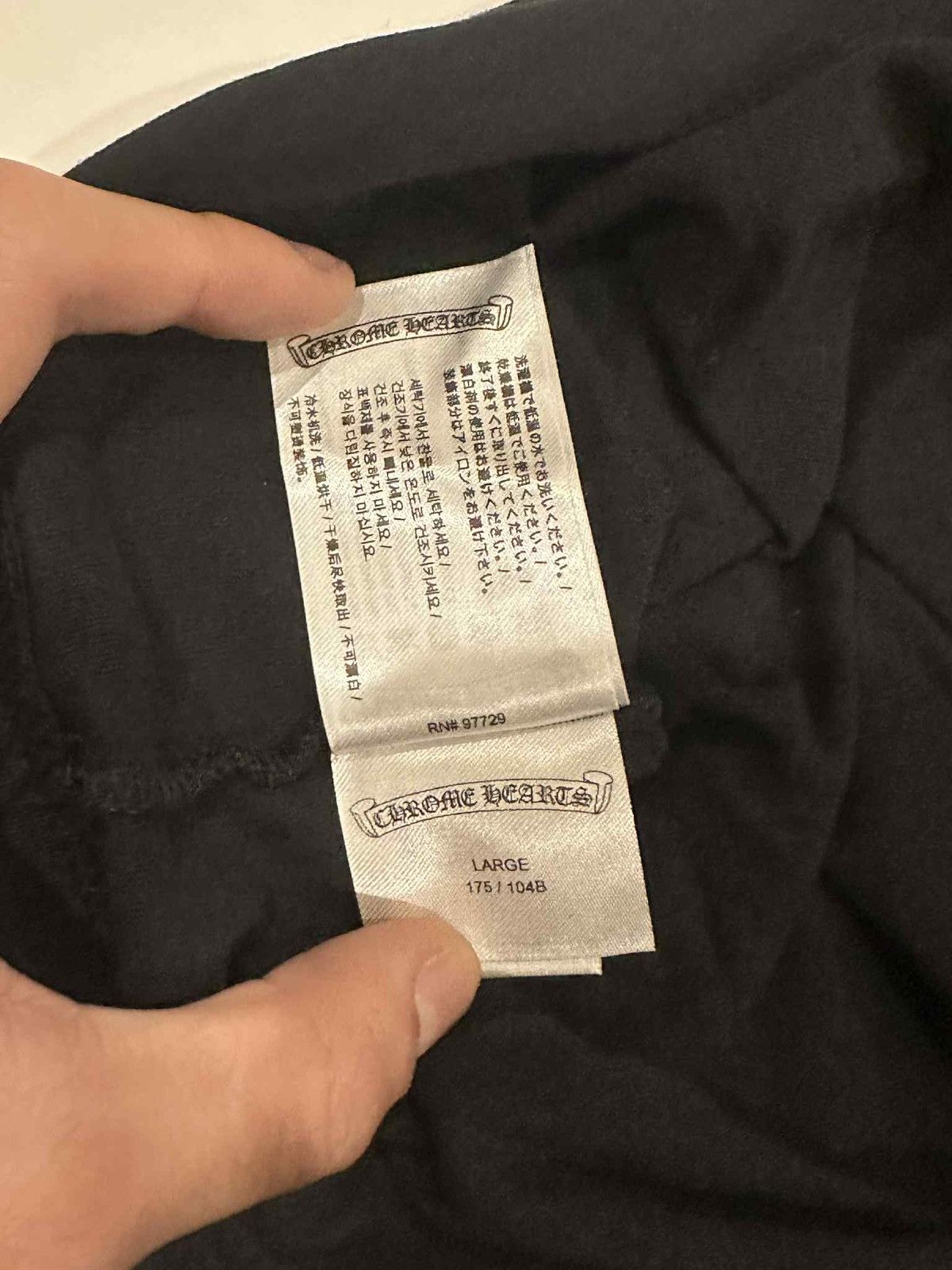 Chrome Hearts CHROME HEARTS LONG SLEEVE POCKET CREW Size US L / EU 52-54 / 3 - 9 Thumbnail