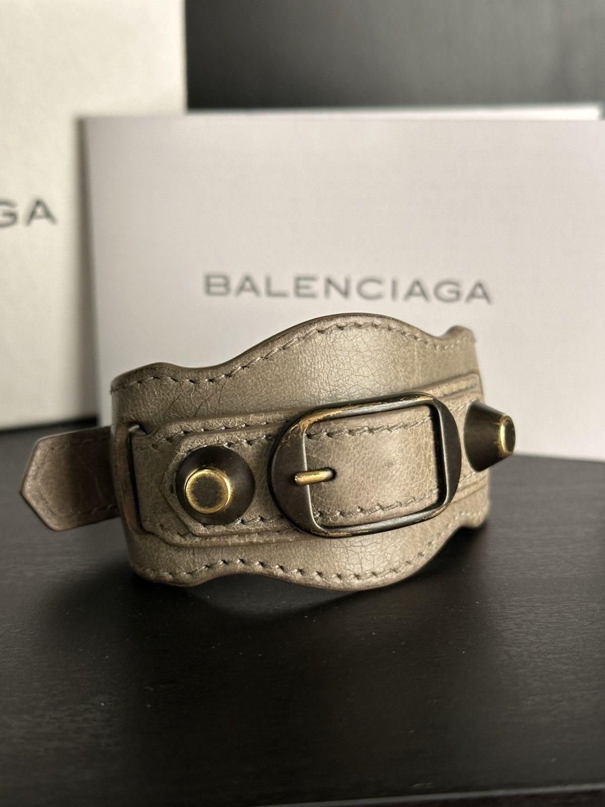 Balenciaga Balenciaga leather cuff Size ONE SIZE - 1 Thumbnail