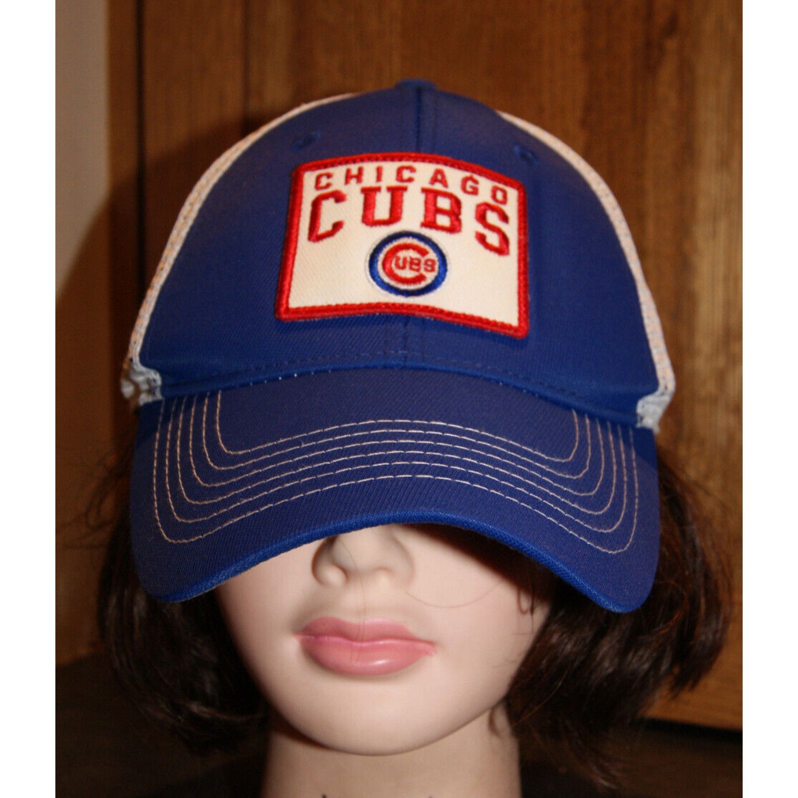 Other Chicago Cub Patch Trucker Snapback Hat Cap Fan Favorite Mesh Size ONE SIZE - 2 Thumbnail