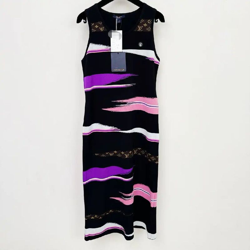 Louis Vuitton Colorful Women's Dress Size S 0089