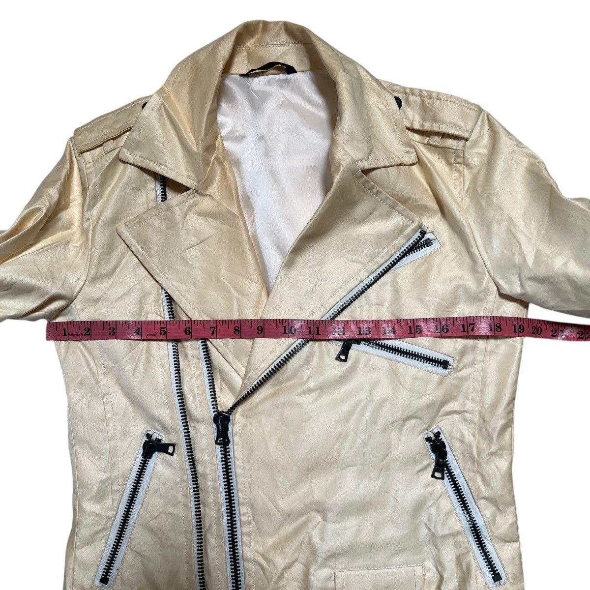 If Six Was Nine 🔥 Custom Culture Double Asymetric Zipper Jacket Size US M / EU 48-50 / 2 - 18 Thumbnail