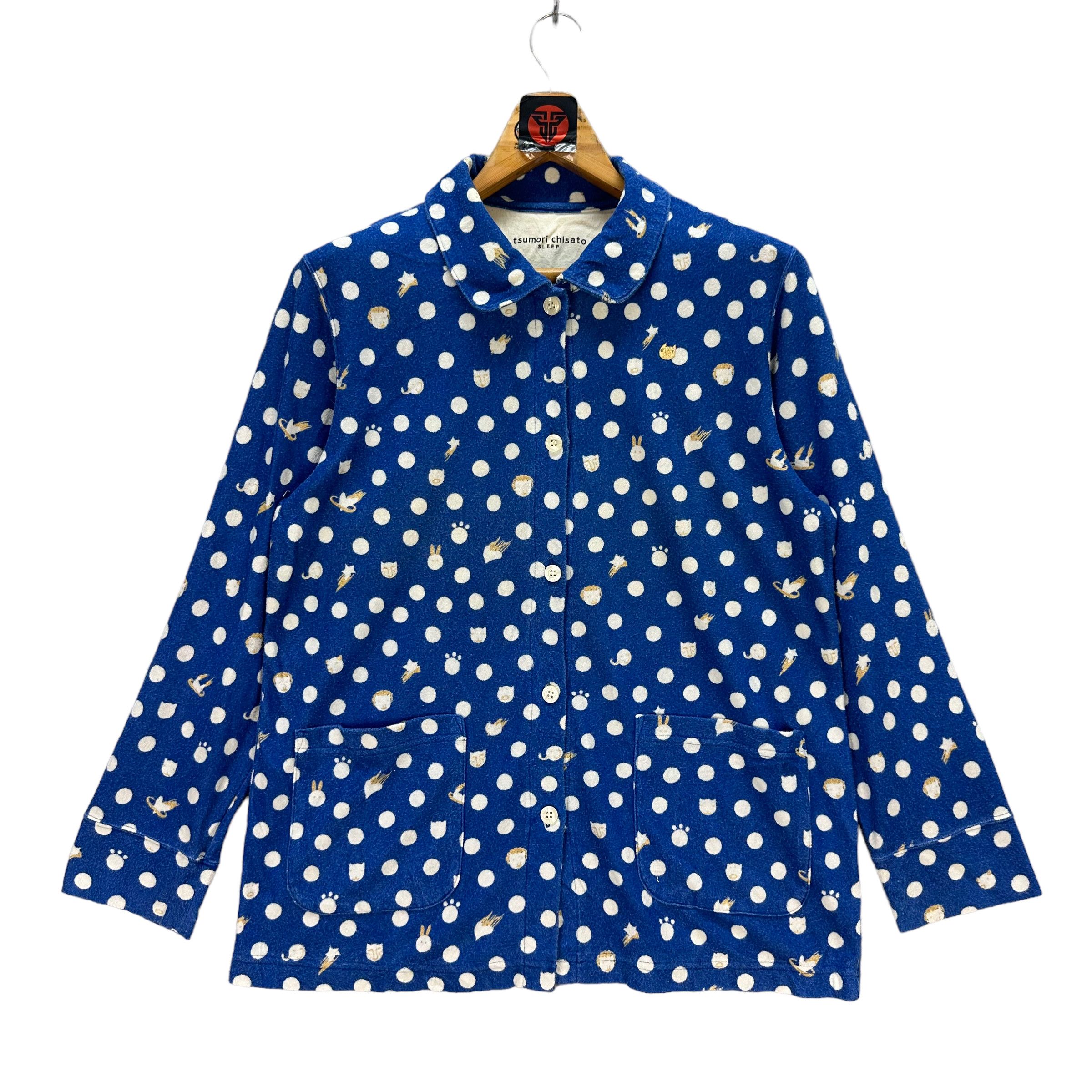 Tsumori Chisato TSUMORI CHISATO SLEEP POLKA DOT PYJAMA #7567-154 Size L / US 10 / IT 46 - 1 Thumbnail