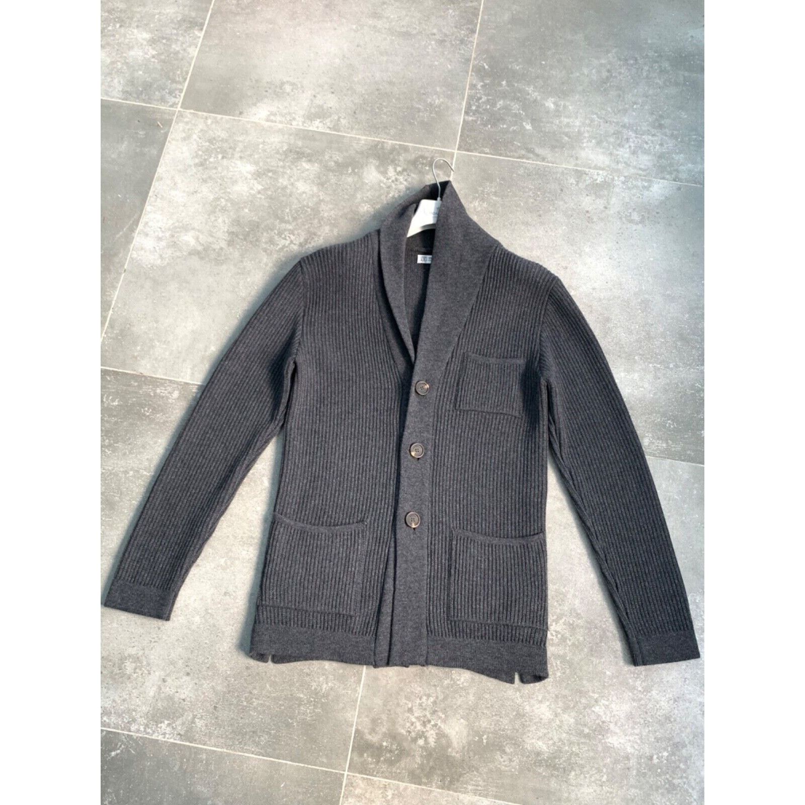 Brunello Cucinelli BRUNELLO CUCINELLI Men's Knitt Long Wool Sweater SZ L EU 50 Size US L / EU 52-54 / 3 - 16 Thumbnail