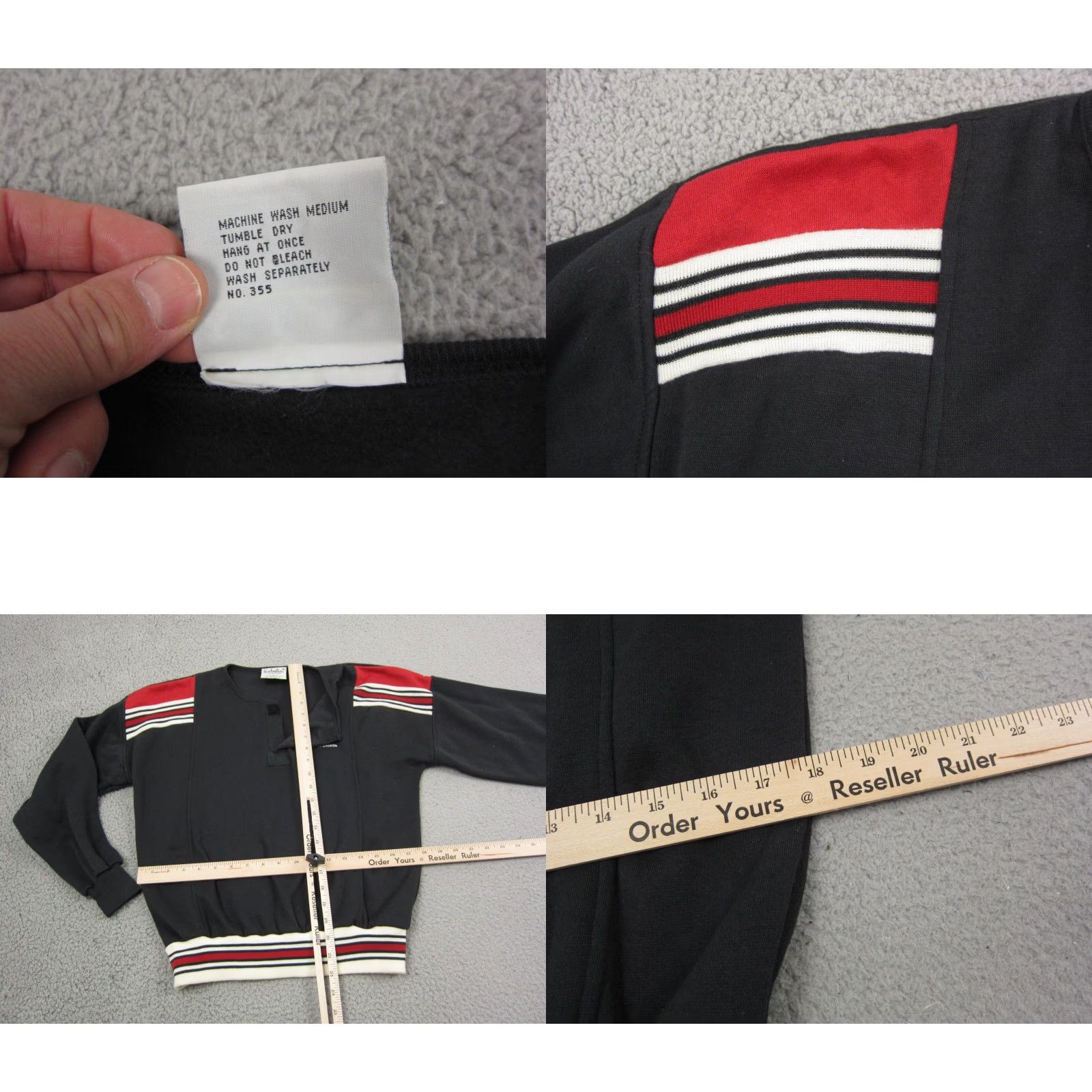 McGregor VINTAGE McGregor Sweatshirt Womens S Black Pullover Crew Neck 80s 90s Activewear Size S / US 4 / IT 40 - 8 Thumbnail