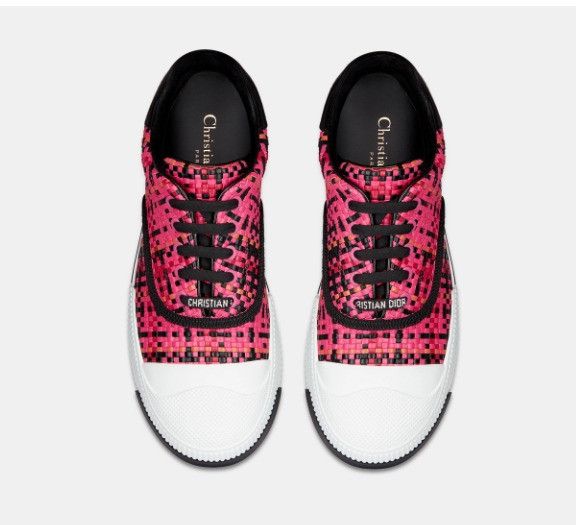 Dior o1w1db11224 D-Smash Sneakers in Fuchsia & Black Size US 6 / IT 36 - 4 Thumbnail
