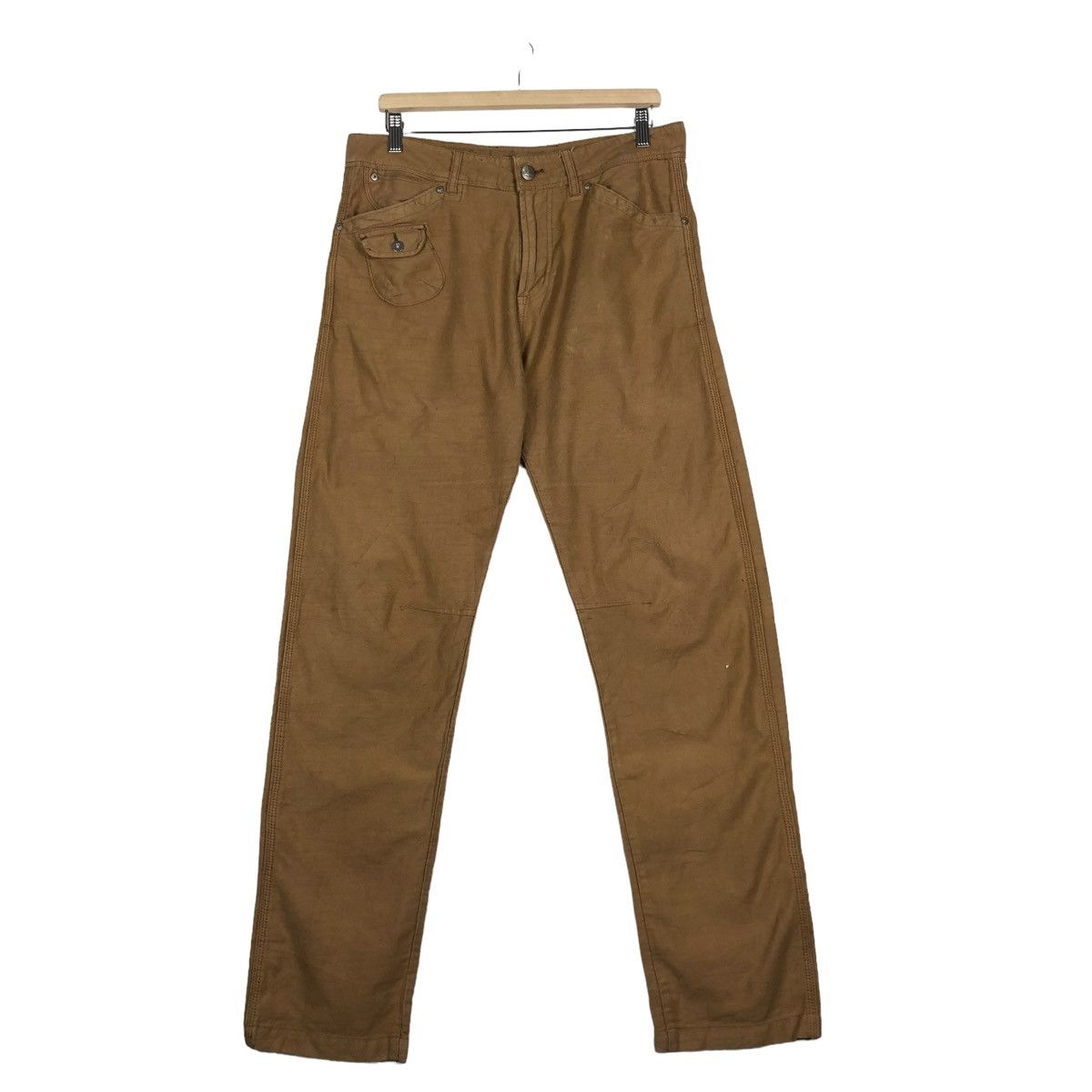 Japanese Brand 🔥90’s Vintage Cargo Work Pants Multi Pocket Surplus Size US 34 / EU 50 - 1 Thumbnail