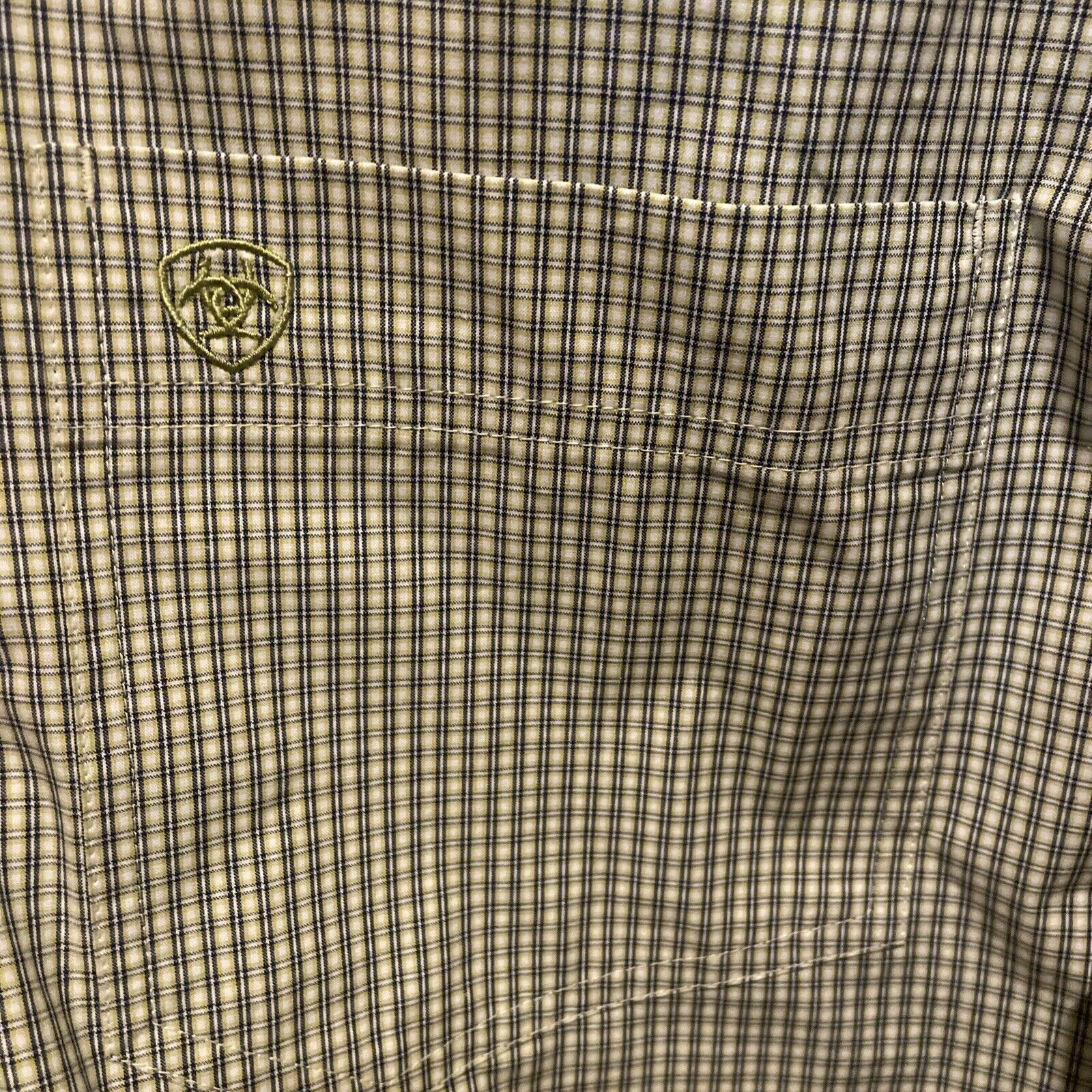 Ariat Ariat Shirt Mens Extra Large Green Pro Series Plaid Button U Size US XL / EU 56 / 4 - 4 Thumbnail