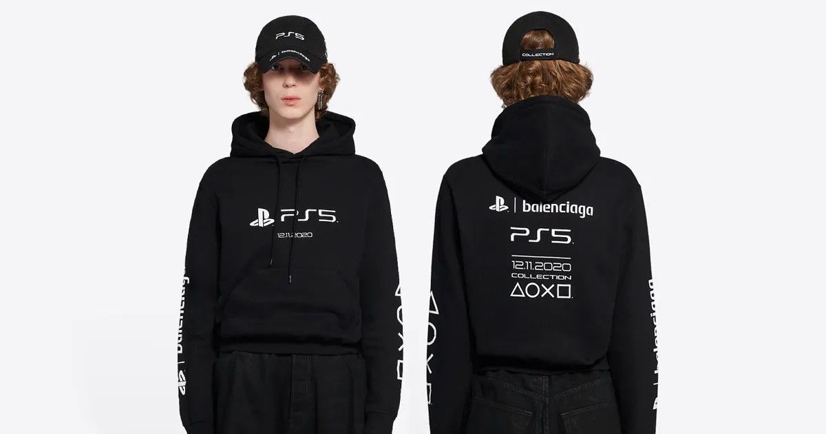 Balenciaga Balenciaga Ps5 Fitted Hoodie Size US S / EU 44-46 / 1 - 12 Thumbnail