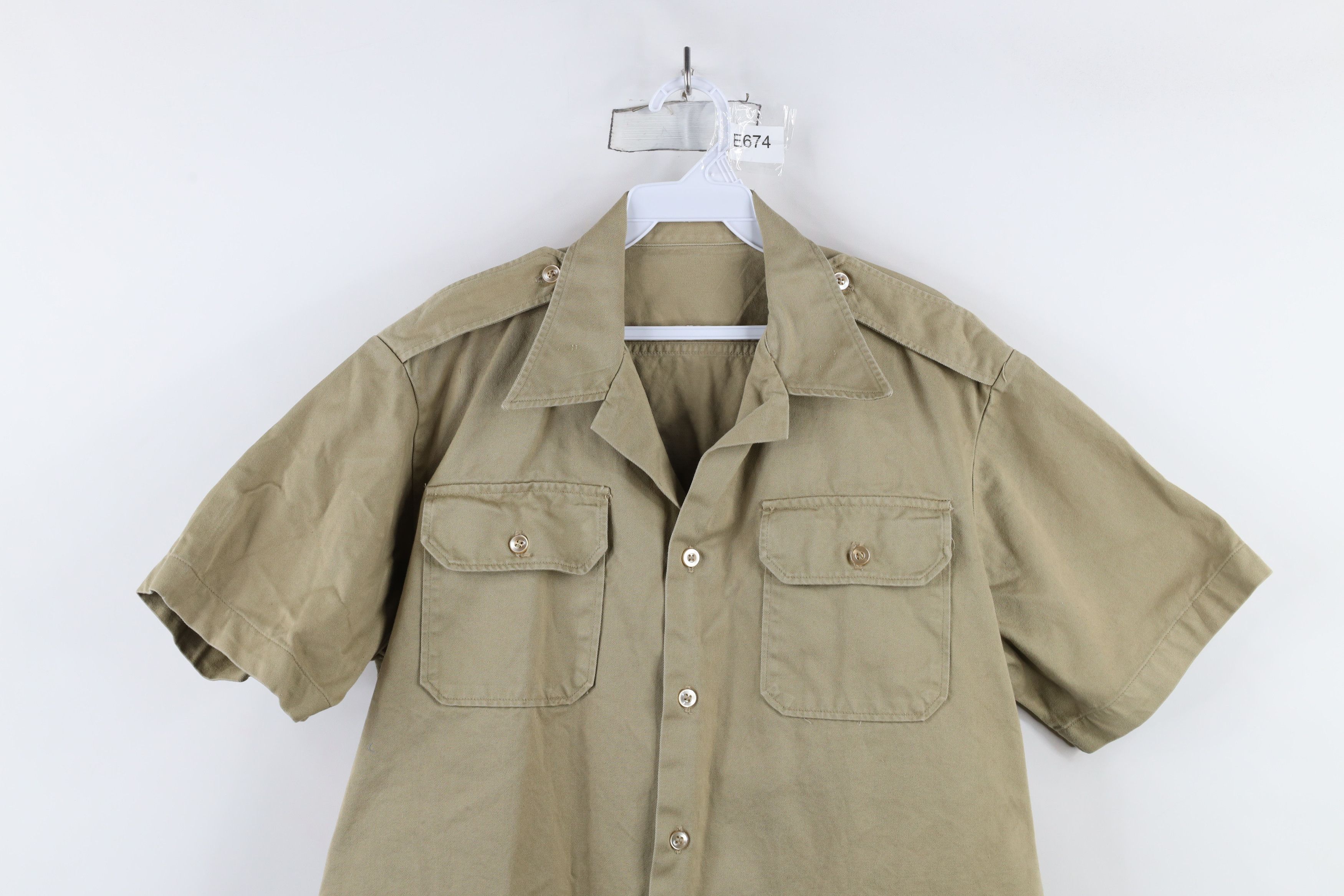 Vintage Vintage 60s 70s Vietnam War Field Combat Button Shirt USA Size US L / EU 52-54 / 3 - 2 Thumbnail