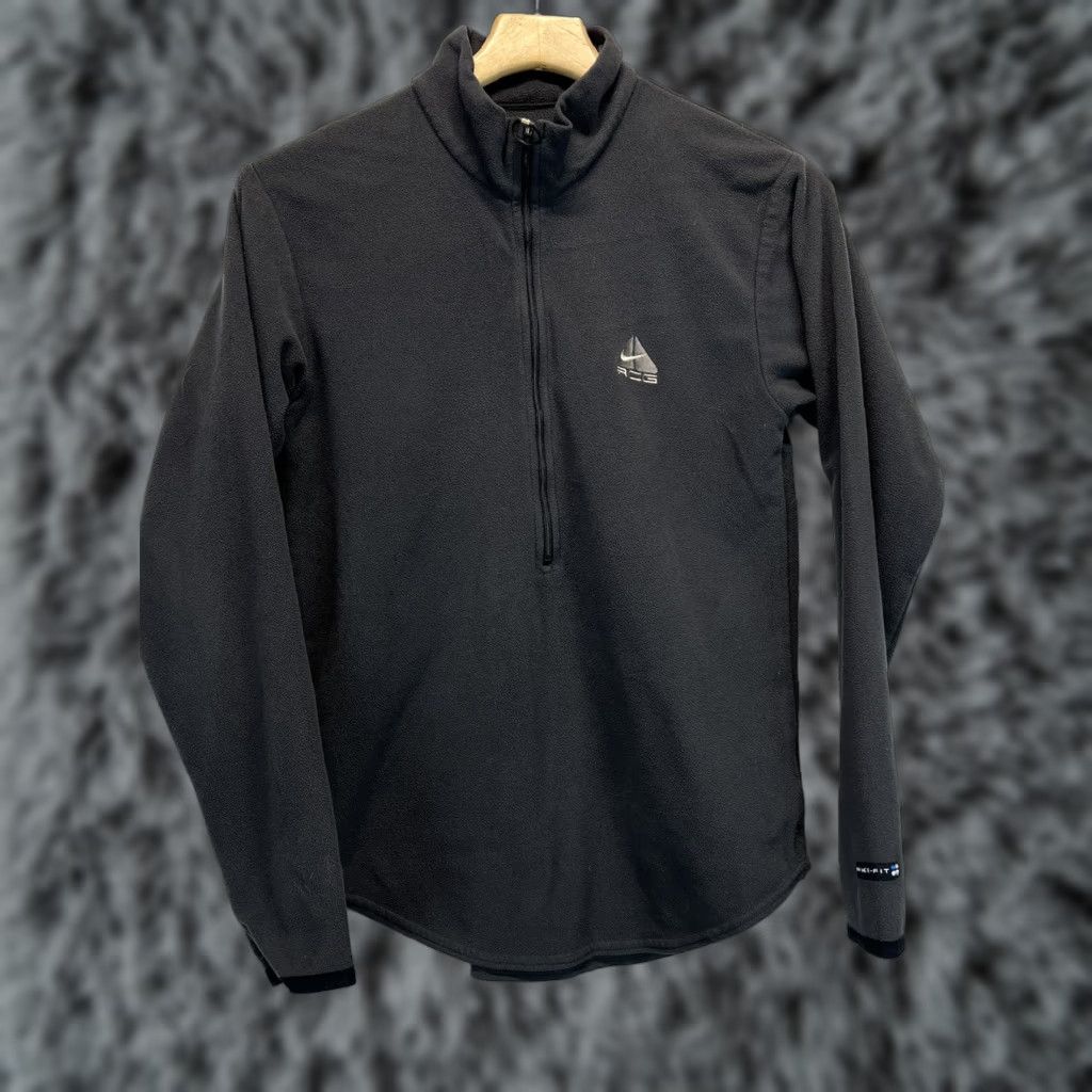 Nike Nike ACG Pullover Shirt Womens Sz S Fleece Light Black Thermal Layer 2 Size S / US 4 / IT 40 - 1 Thumbnail