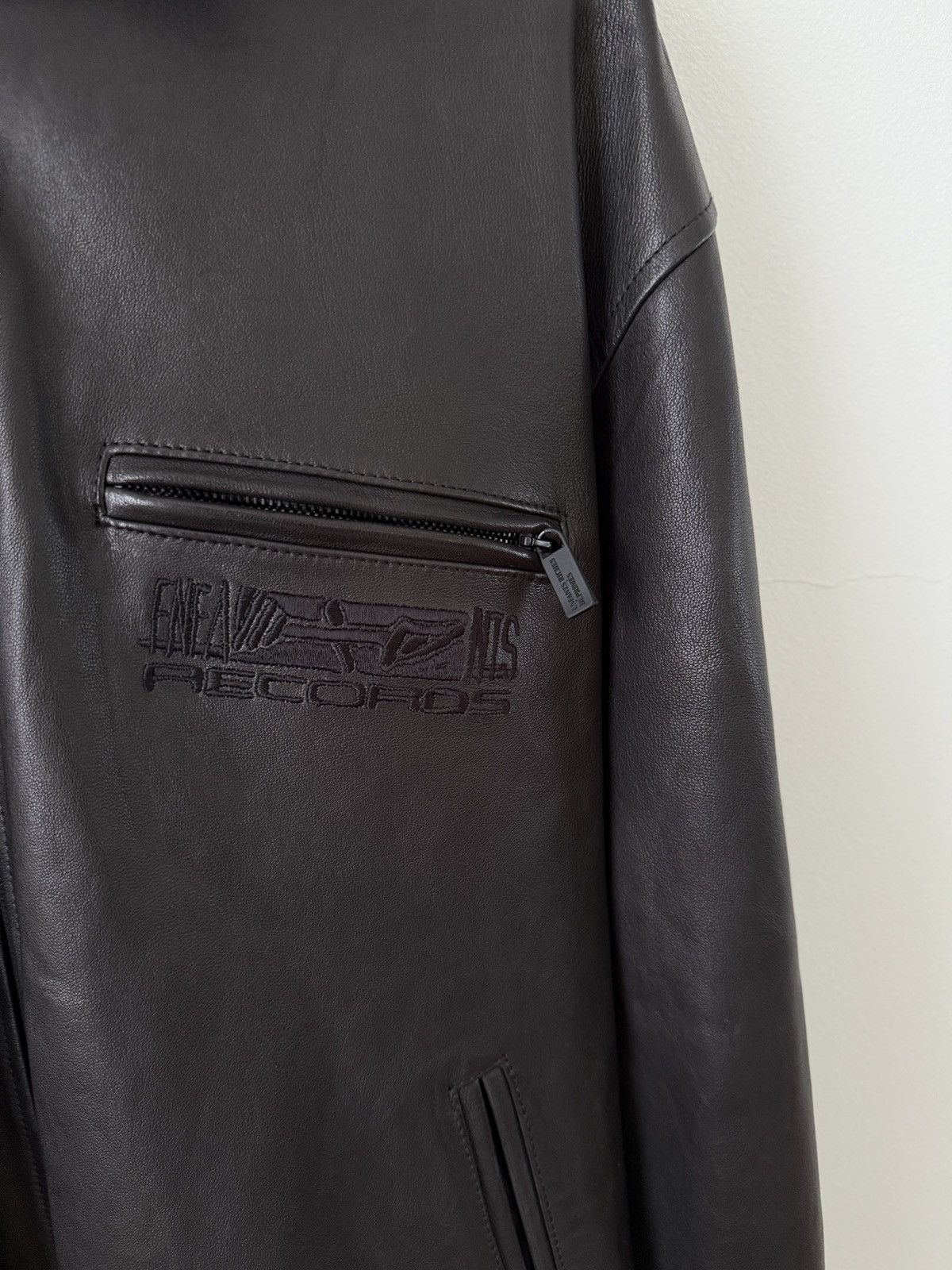 Enfants Riches Deprimes 2022 "Records" Sheep Leather Work Jacket Size US L / EU 52-54 / 3 - 6 Thumbnail