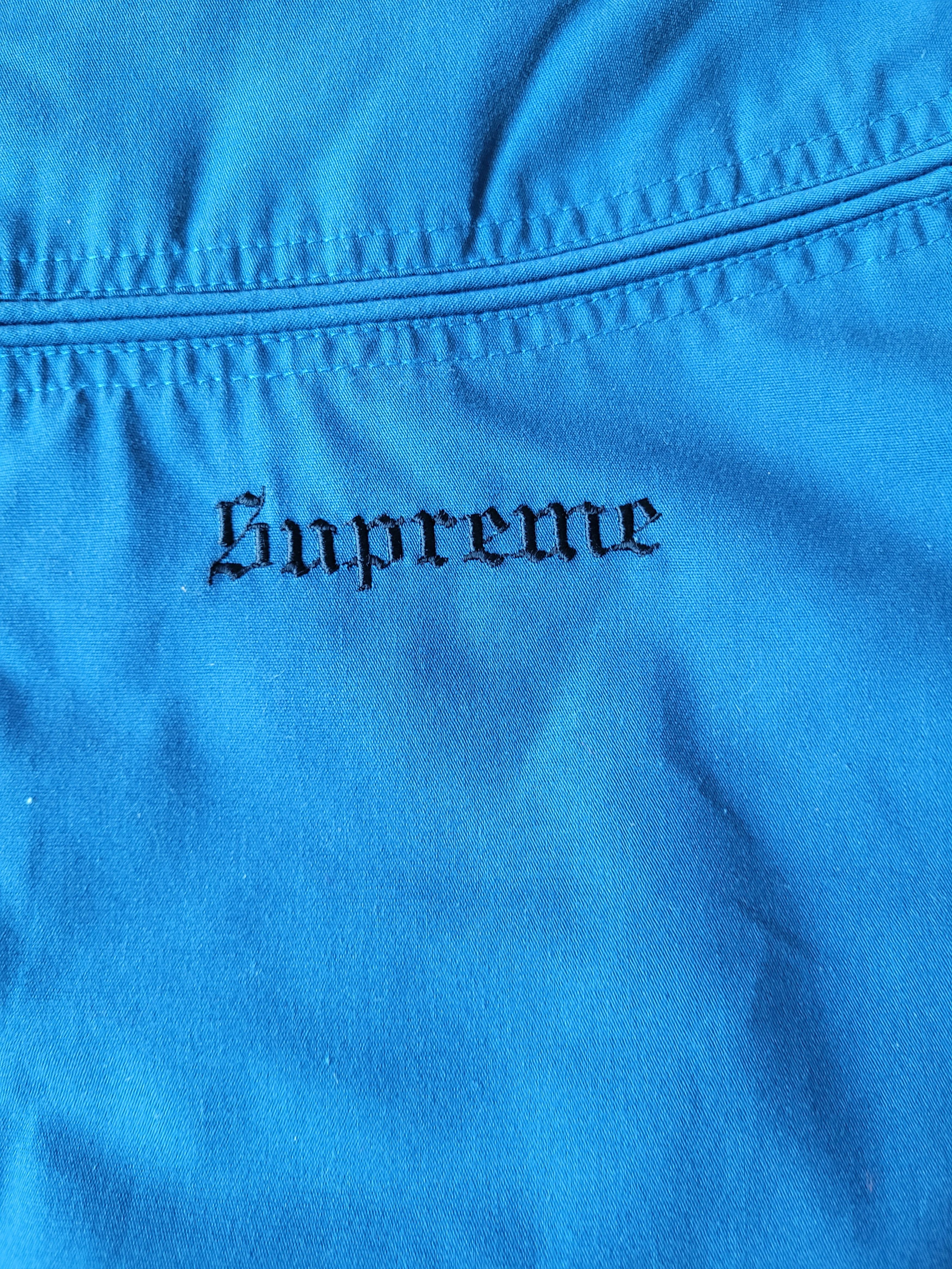 Supreme Supreme x Thrasher Skate And Destroy Blue Bomber Jacket (M) Size US M / EU 48-50 / 2 - 5 Thumbnail