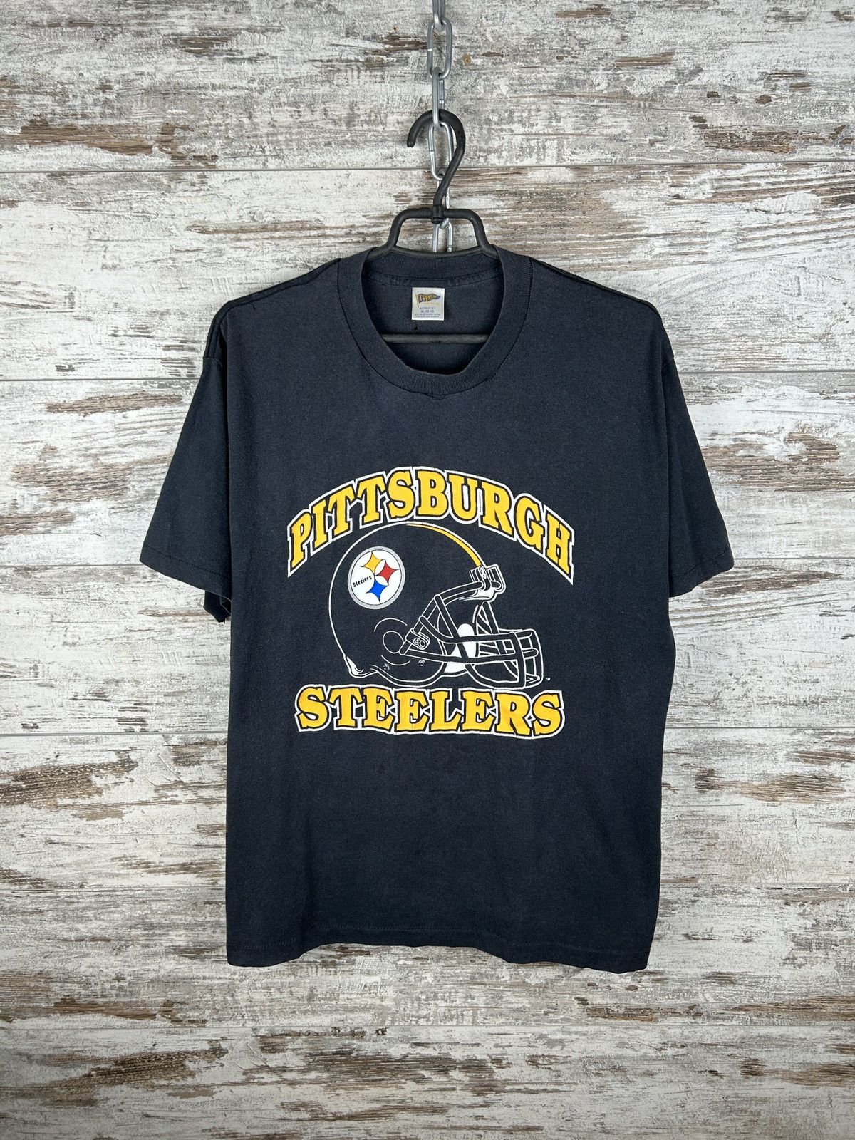 NFL × Vintage Mens Vintage Pittsburgh Steelers T Shirt NFL rare tee 90s Size US XL / EU 56 / 4 - 2 Thumbnail