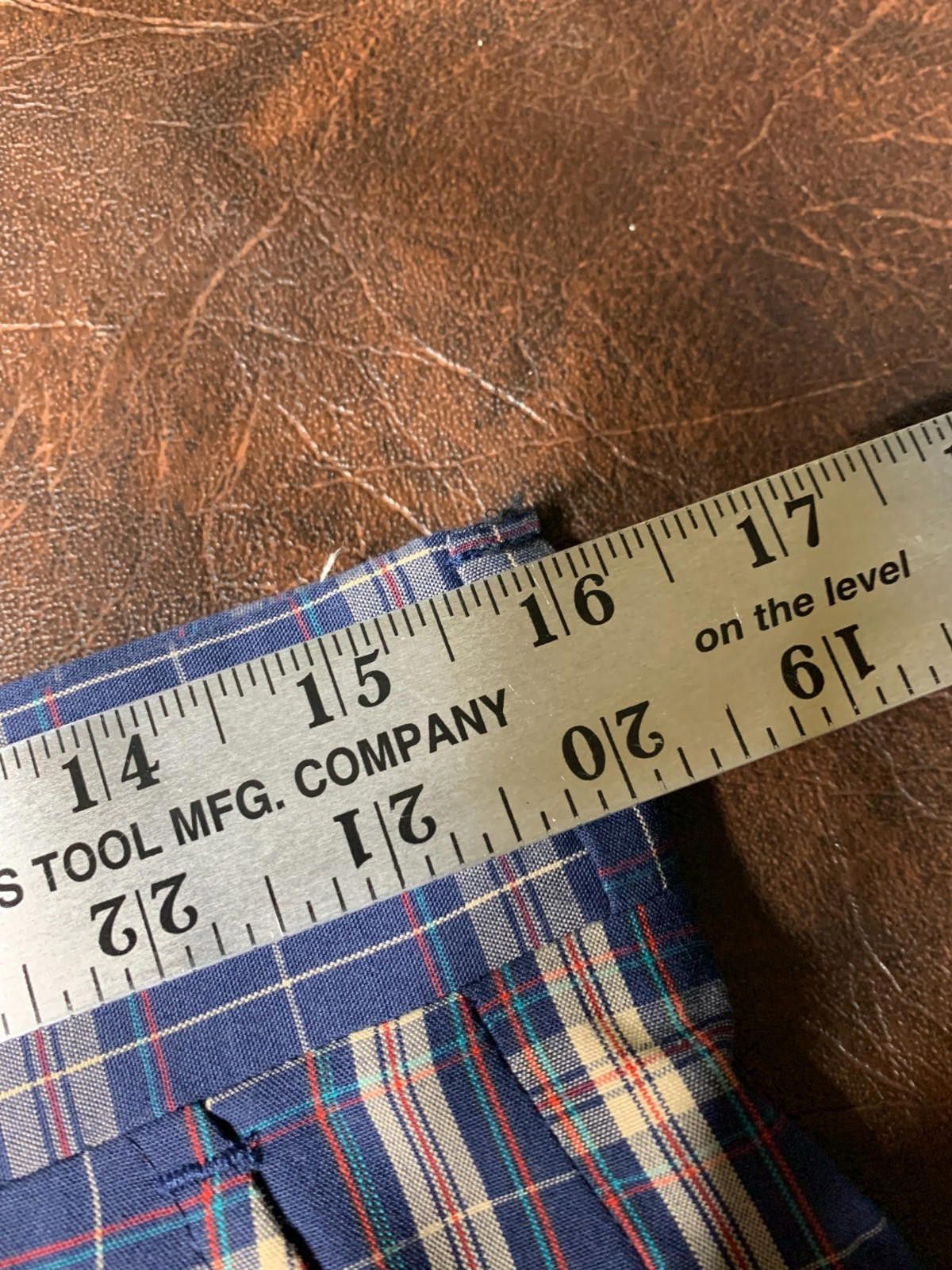 Brooks Brothers Vintage Brooks Brothers Hi Waist Dress Pants Blue Plaid (282 Size US 32 / EU 48 - 7 Thumbnail