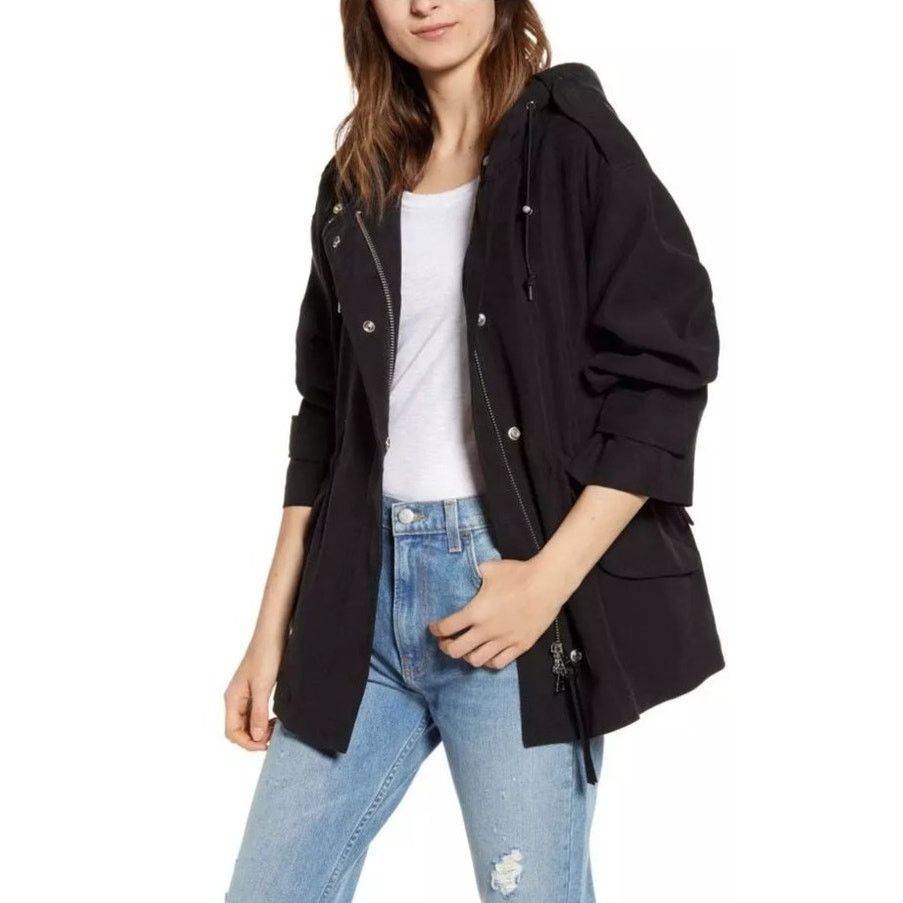 Allsaints ALLSAINTS Kelsie Nilba Hooded Jacket Size Small Size S / US 4 / IT 40 - 3 Thumbnail