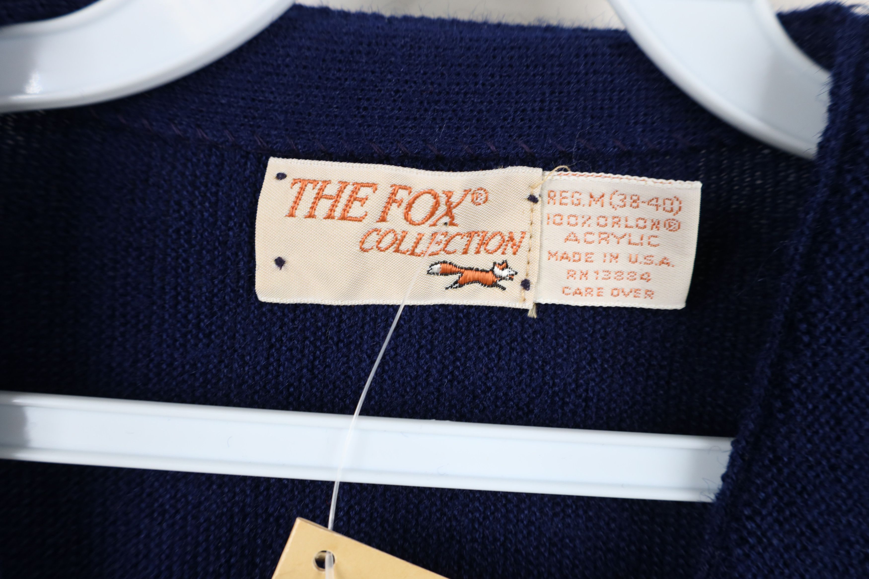 Vintage Deadstock Vintage 70s Streetwear Cardigan Sweater Blue USA Size US M / EU 48-50 / 2 - 7 Thumbnail