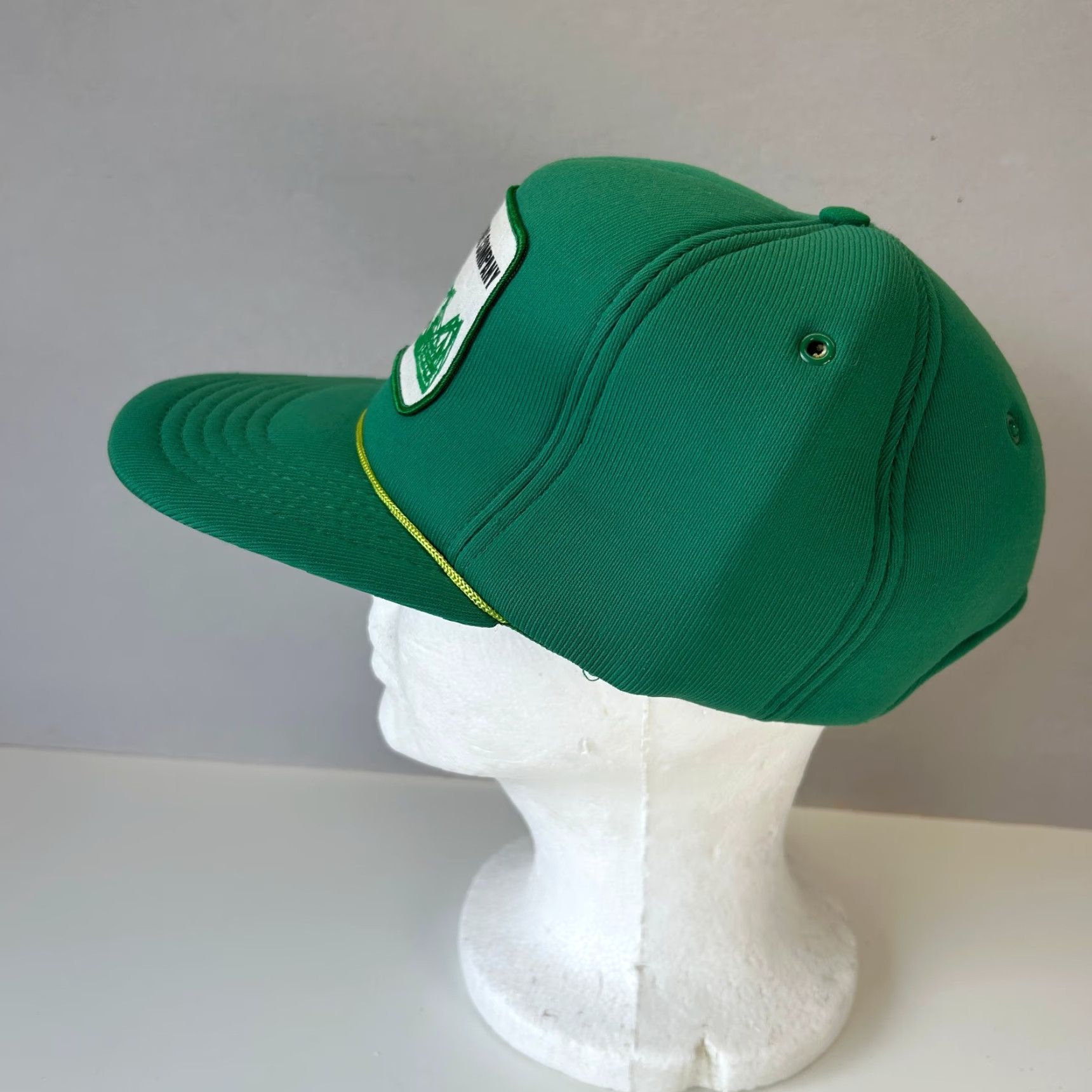 Vintage VINTAGE Dutra Dredging Company LIberty Sacramento Trucker Hat Green Thick Size ONE SIZE - 3 Thumbnail