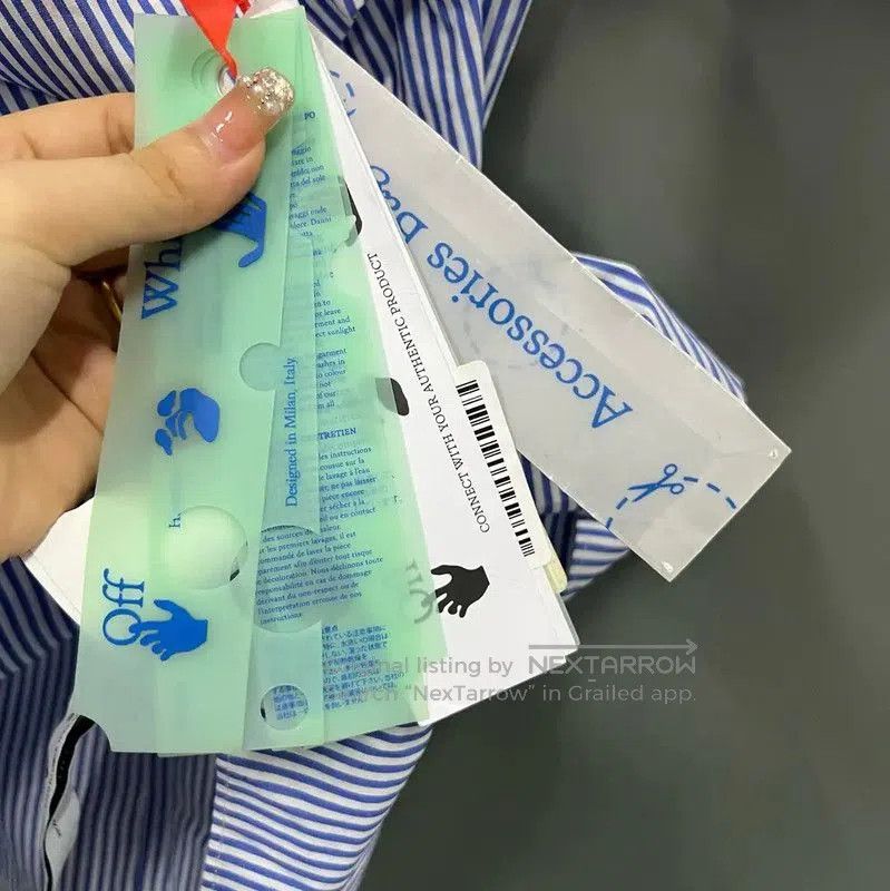 Off-White Off-White Blue Summer Cotton Dress . Size XXS / US 00 / IT 34 - 5 Thumbnail