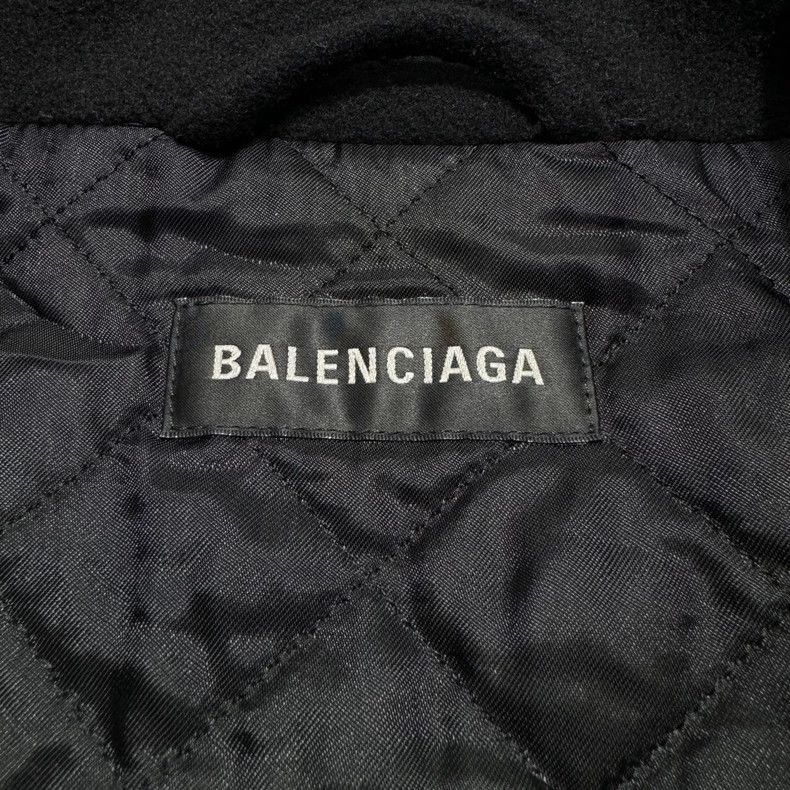 Balenciaga Balenciaga wool letter assault suit jacket-2506 Size US M / EU 48-50 / 2 - 2 Thumbnail