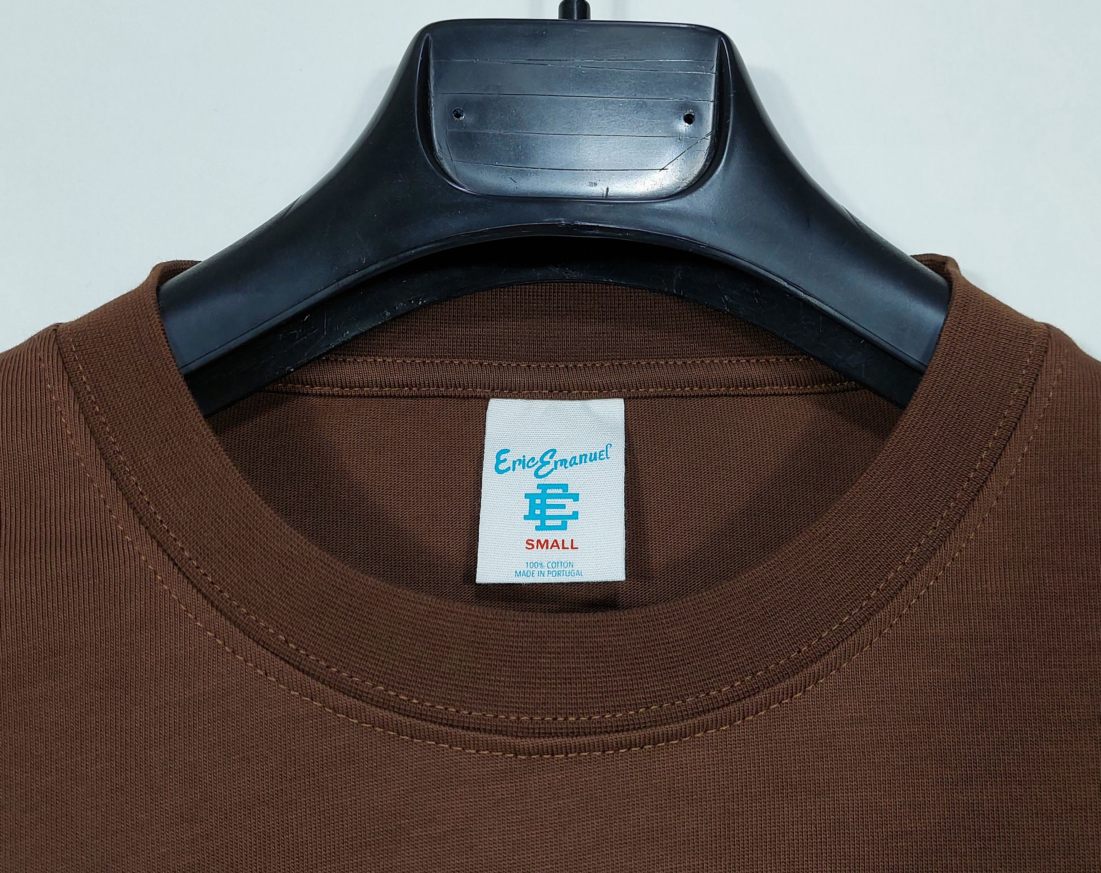 Eric Emanuel EE long sleeve tshirt - brown / white S Size US S / EU 44-46 / 1 - 2 Thumbnail