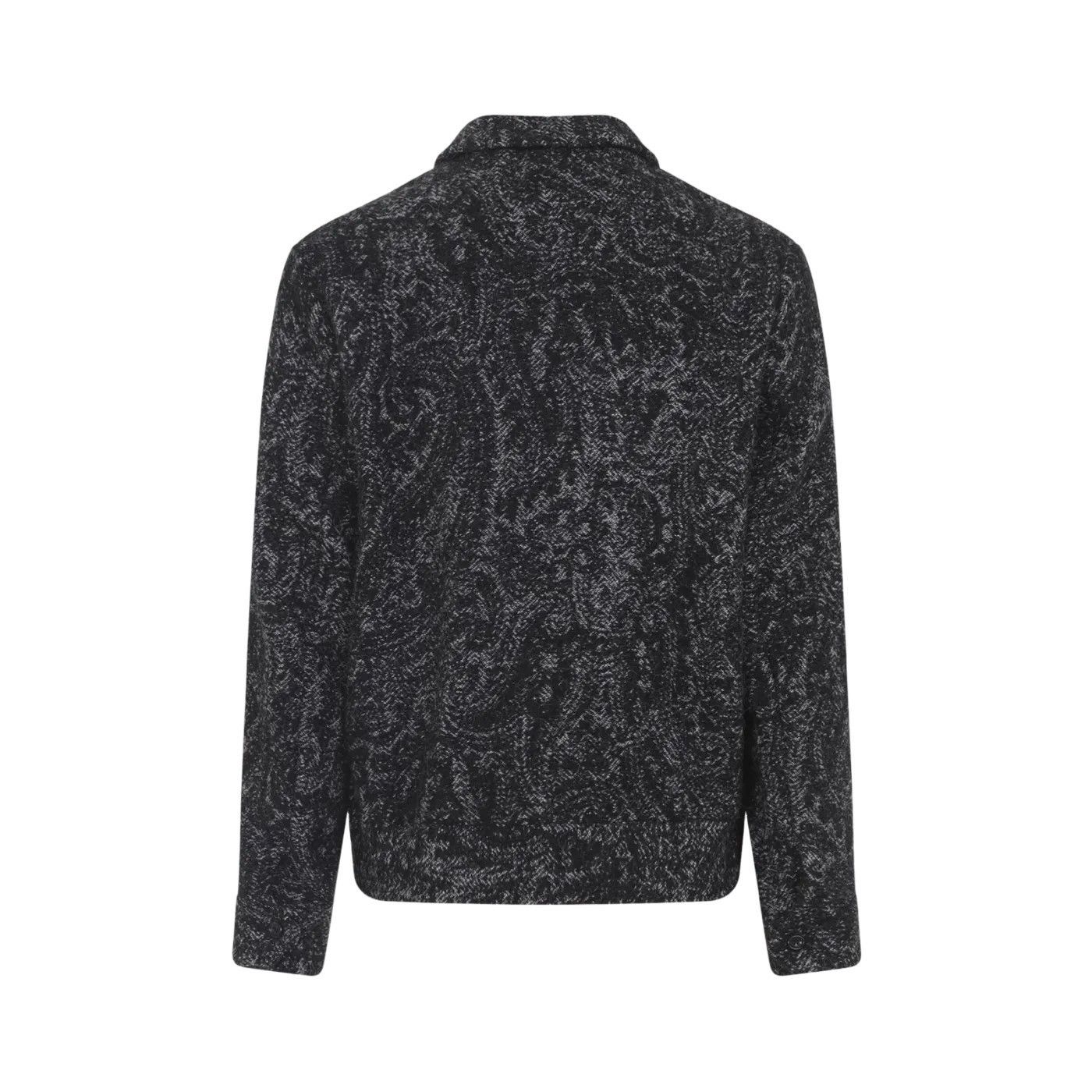 Etro ETRO Gray Wool Bomber Jacket New & Authentic (Men's size:XL; Size US XL / EU 56 / 4 - 2 Thumbnail