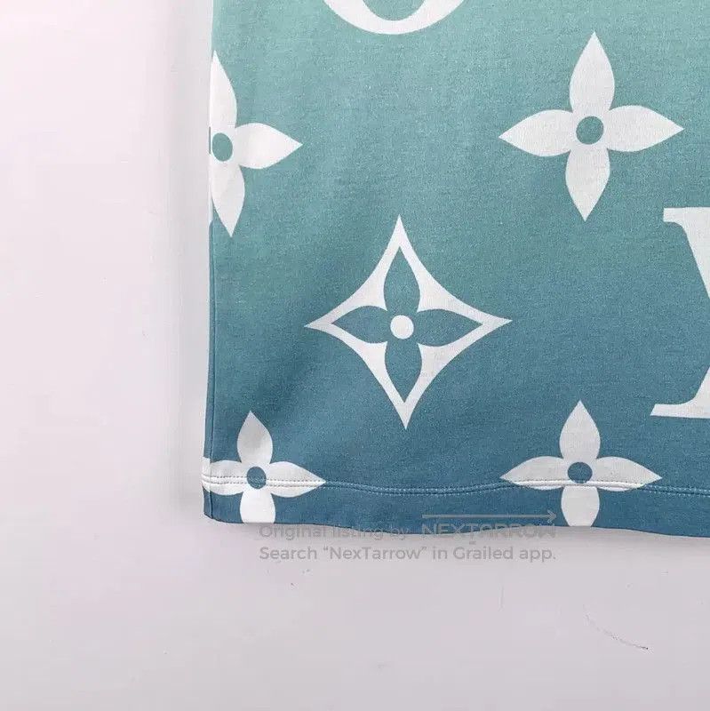 Louis Vuitton Louis Vuitton Blue Cotton T. Size XL / US 12-14 / IT 48-50 - 4 Thumbnail