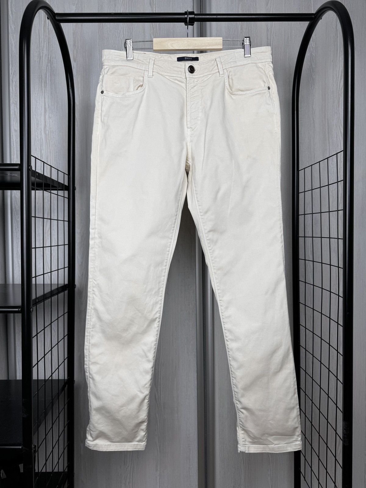 Boggi Boggi Milano Claude Creamy Beige Denim Jeans Chino Pants 34 Size US 34 / EU 50 - 2 Thumbnail