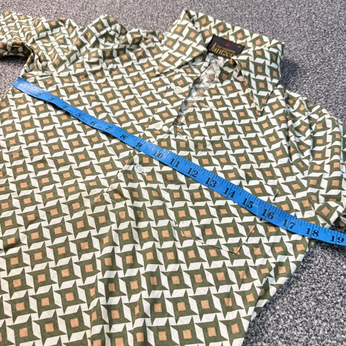 Jantzen Rare Vintage 60s Jantzen button-up patterned geometric Size US M / EU 48-50 / 2 - 12 Thumbnail