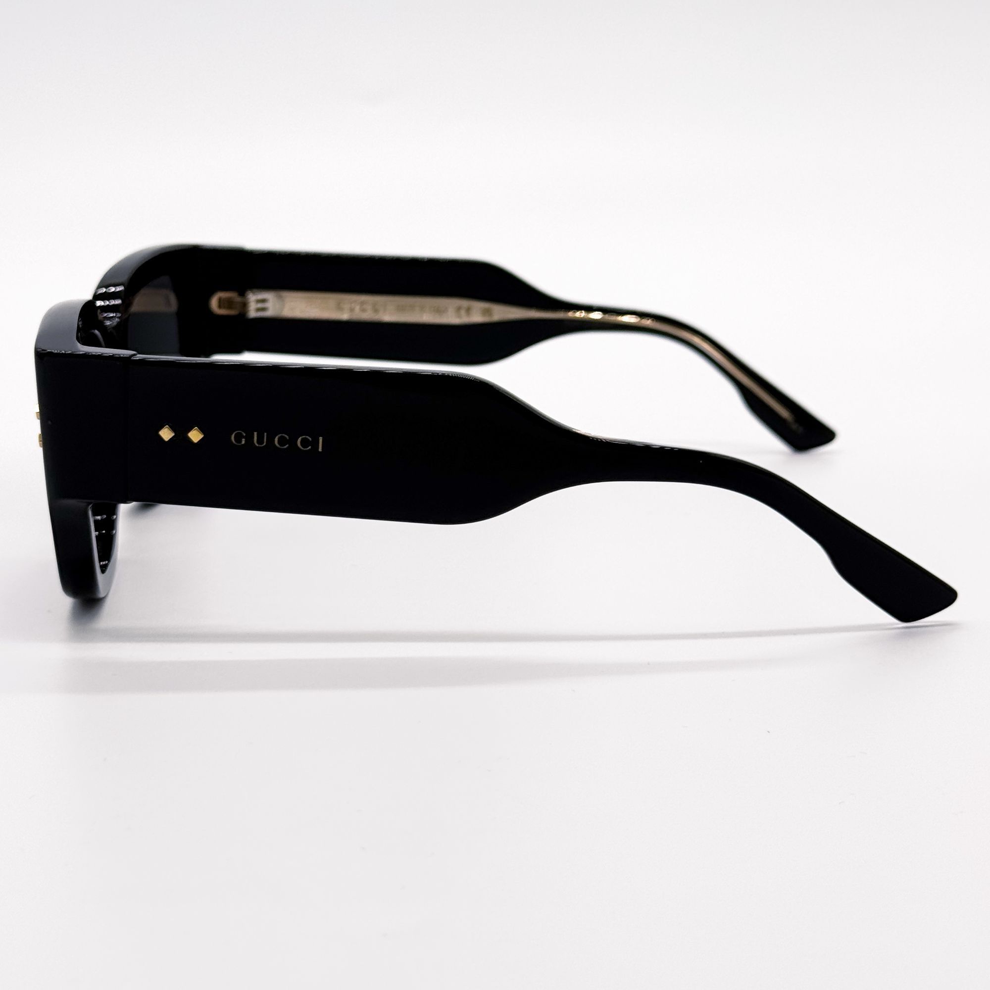 Gucci NEW GUCCI GG1261S 001 SUNGLASSES UNISEX BLACK/GRAY EYEWEAR Size ONE SIZE - 7 Thumbnail