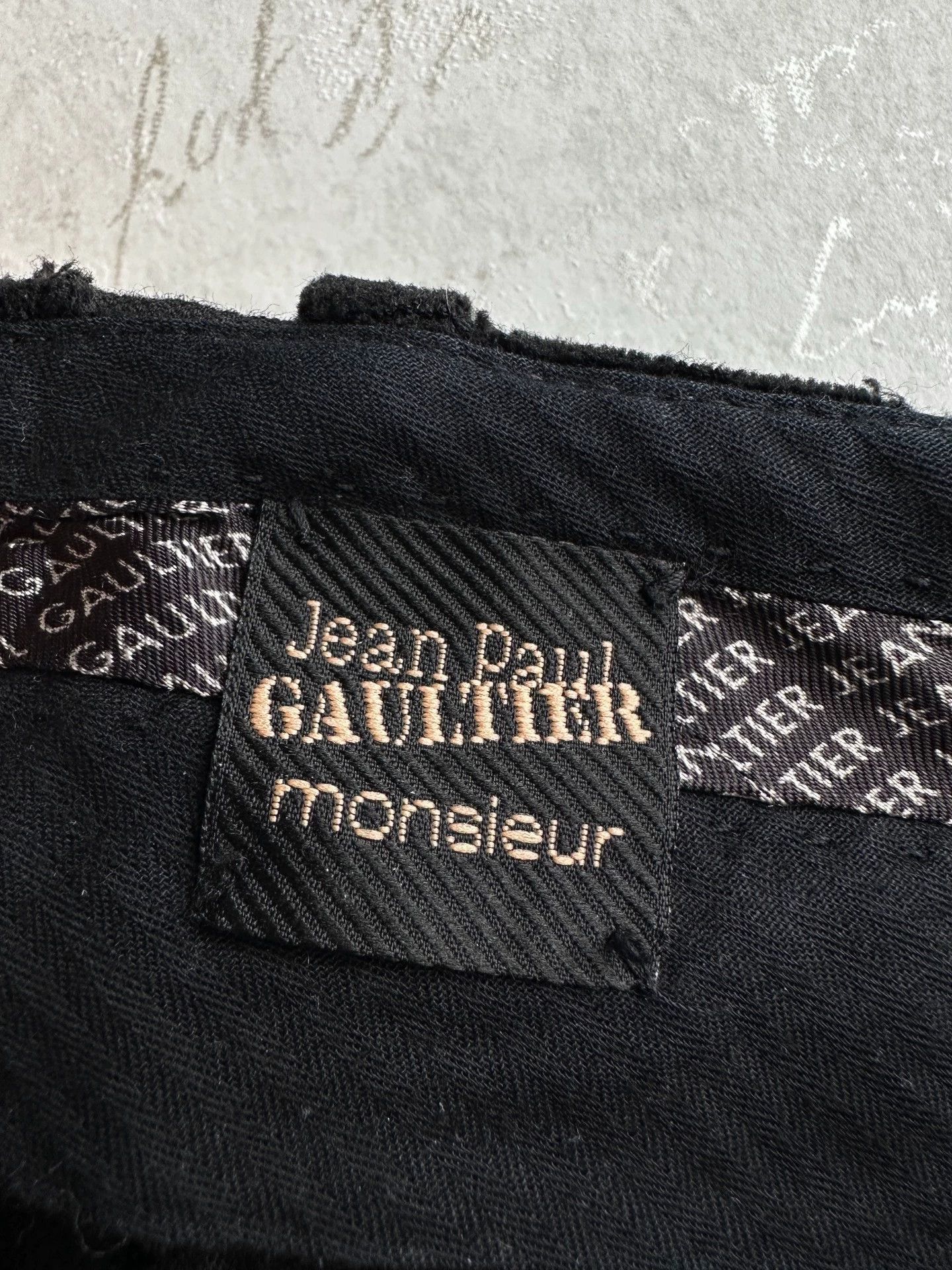 Jean Paul Gaultier Jean Paul Gaultier Gaultier eroded pattern trousers Size US 32 / EU 48 - 4 Thumbnail