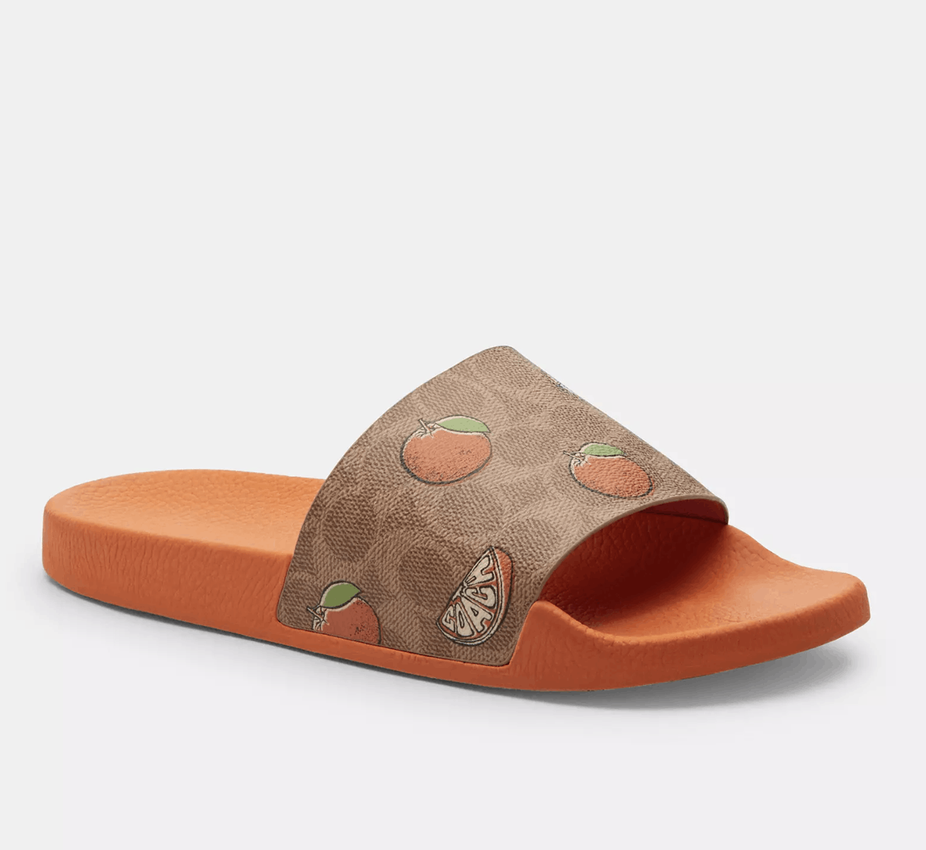 Coach Udele Sport Slide In Signature Canvas With Fruit Print CAR29 Size US 11 / IT 41 - 4 Thumbnail