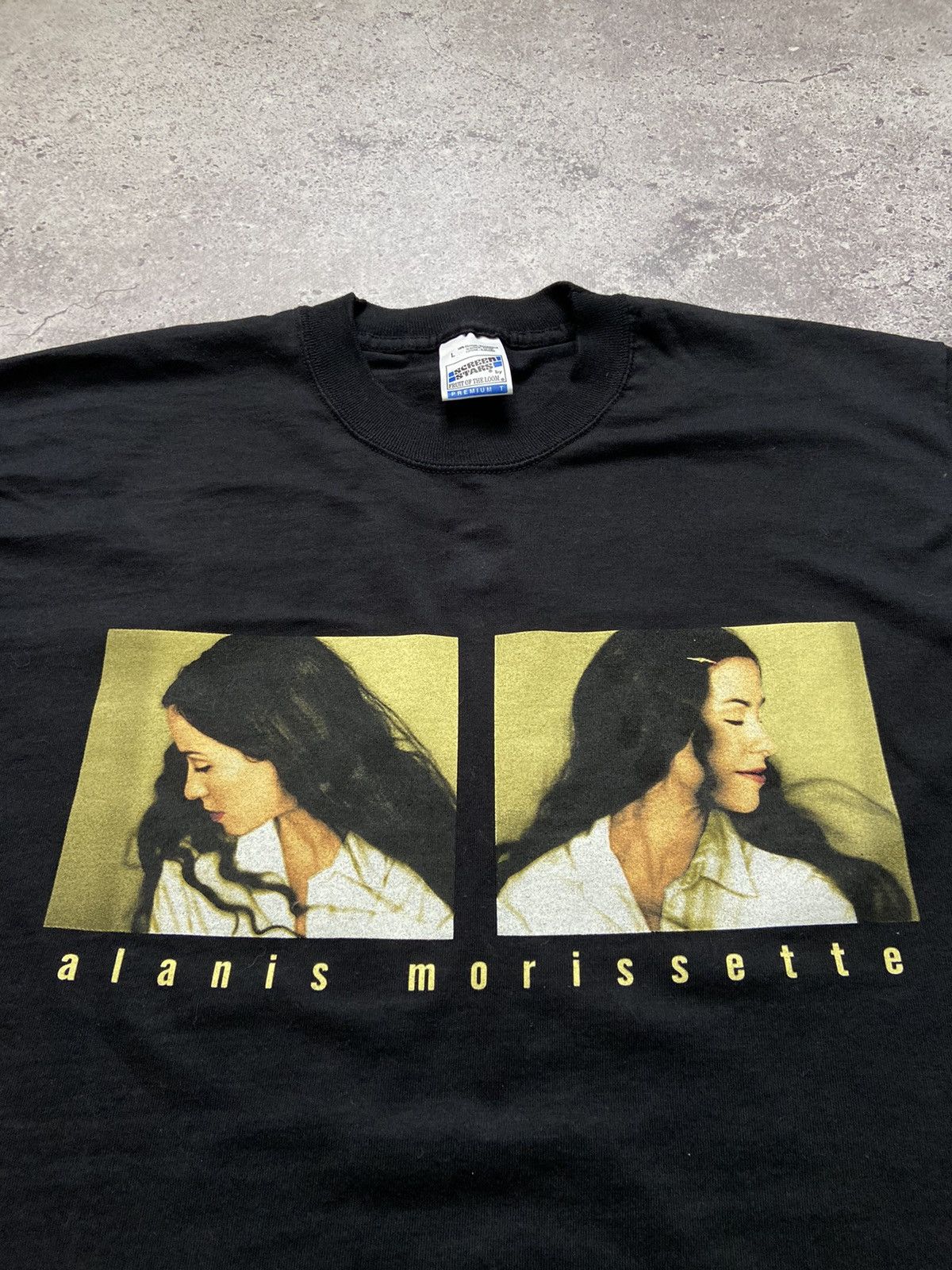 Vintage Vintage Alanis Morissette Junkie Tour 1999 Music Rock Tess Size US L / EU 52-54 / 3 - 3 Thumbnail