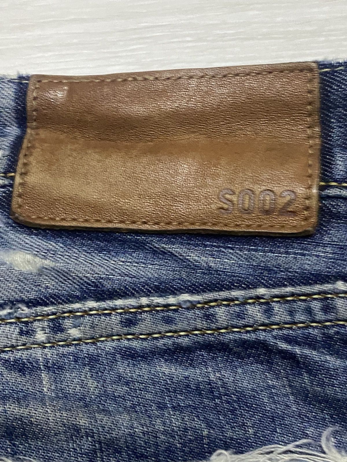 Undercover Vintage Japanese Brand Uniqlo S-002 Distressed Loose Jeans Size US 33 - 11 Thumbnail