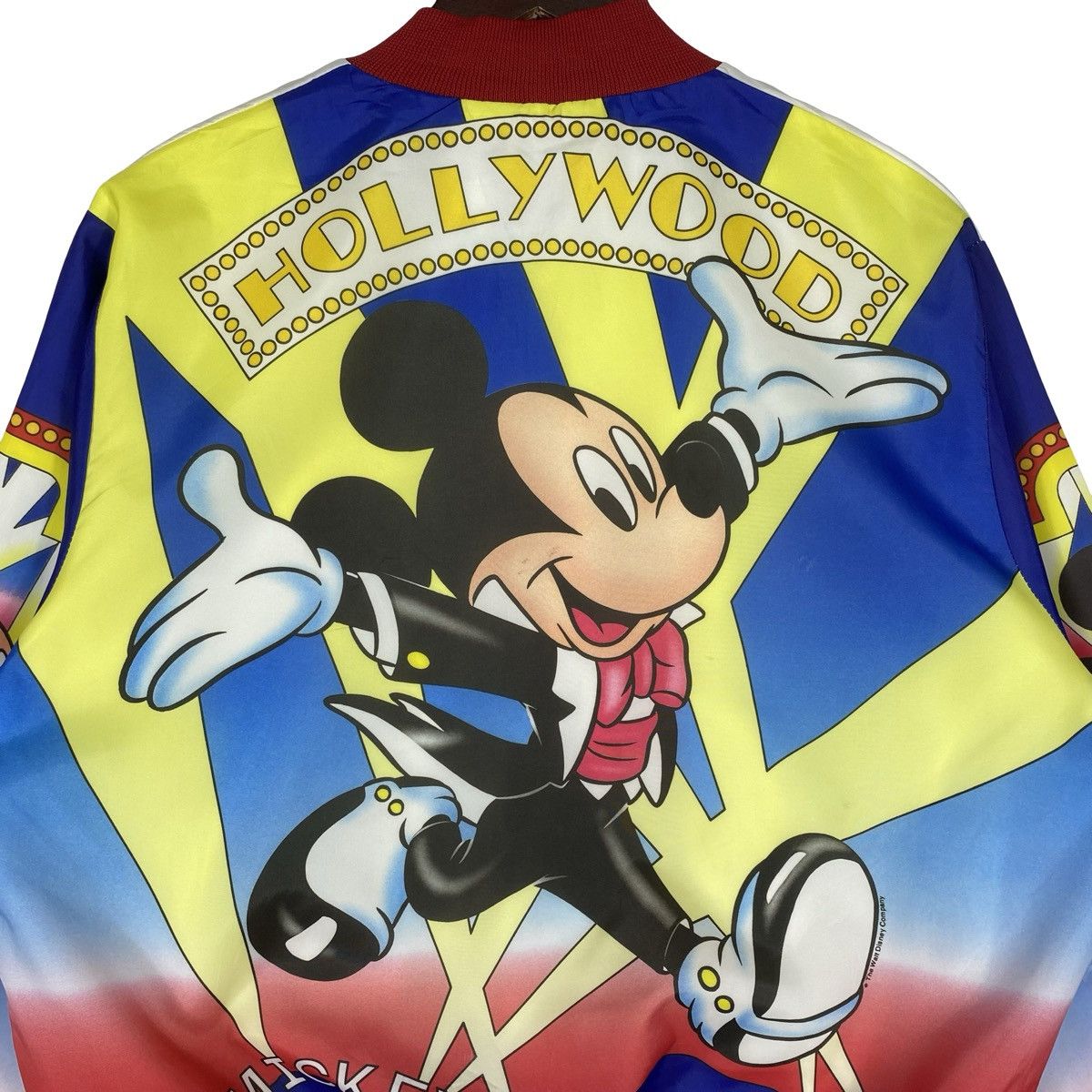 Mickey Mouse Vintage 90s Mickey Mouse Hollywood Satin Bomber Jacket Size M / US 6-8 / IT 42-44 - 4 Thumbnail