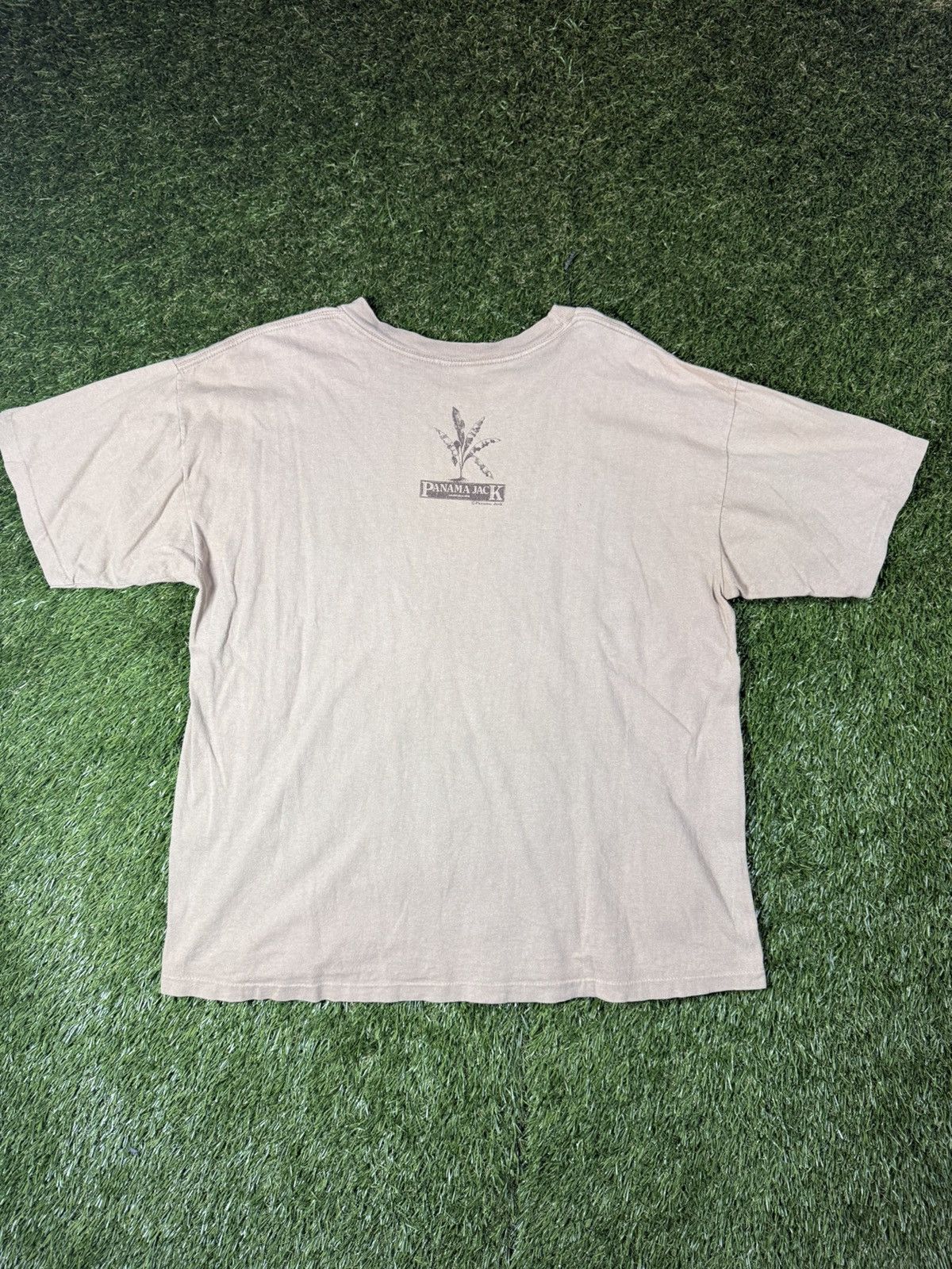 Vintage Vintage 90s Panama Jack Vacation Essential Pirate Tan Tee Size US XL / EU 56 / 4 - 3 Thumbnail