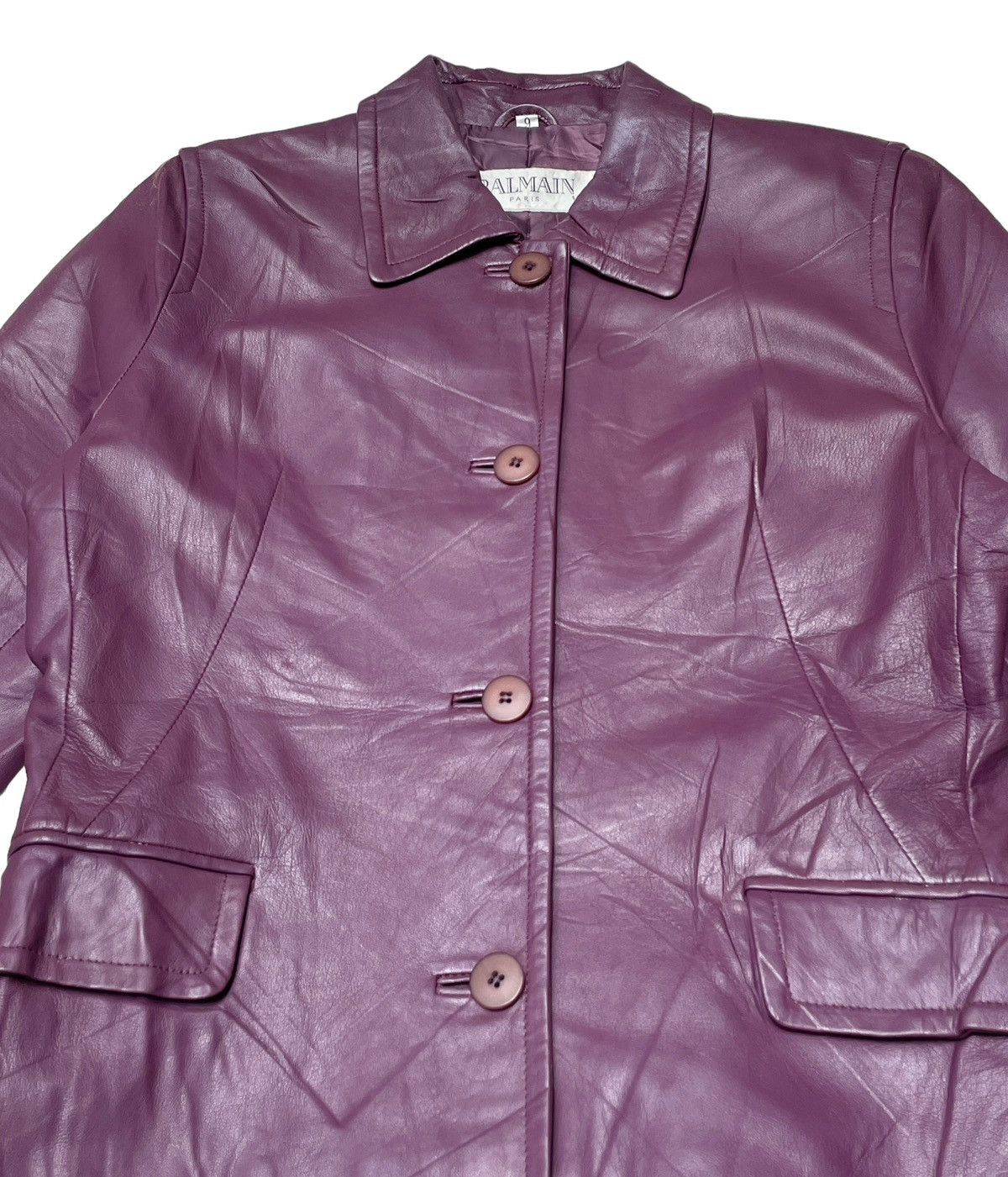 Balmain Vintage Balmain Leather Jacket 2000s Size US S / EU 44-46 / 1 - 4 Thumbnail