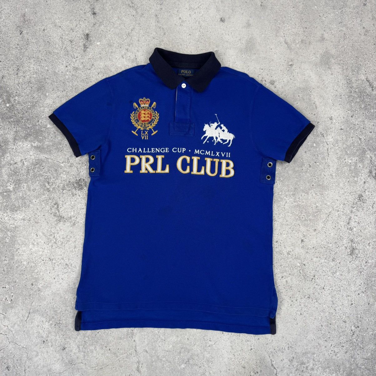 Polo Ralph Lauren Vintage Polo Ralph Lauren PRL Club Big Logo Polo Shirt Size US M / EU 48-50 / 2 - 1 Thumbnail