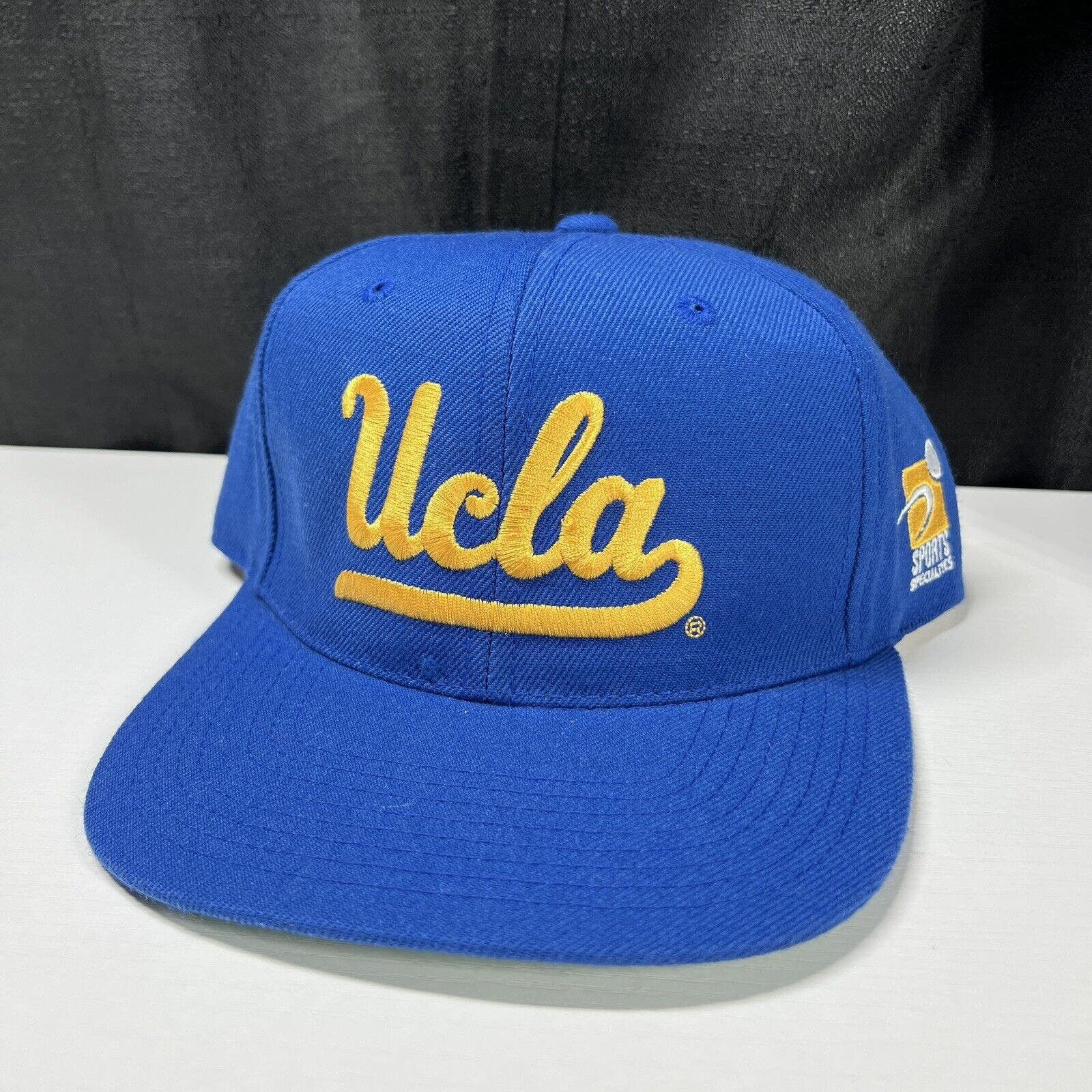 image of NCAA x Sports Specialties 90's Sports Specialties Ucla Bruins Snapback Hat Blue Script, Men's