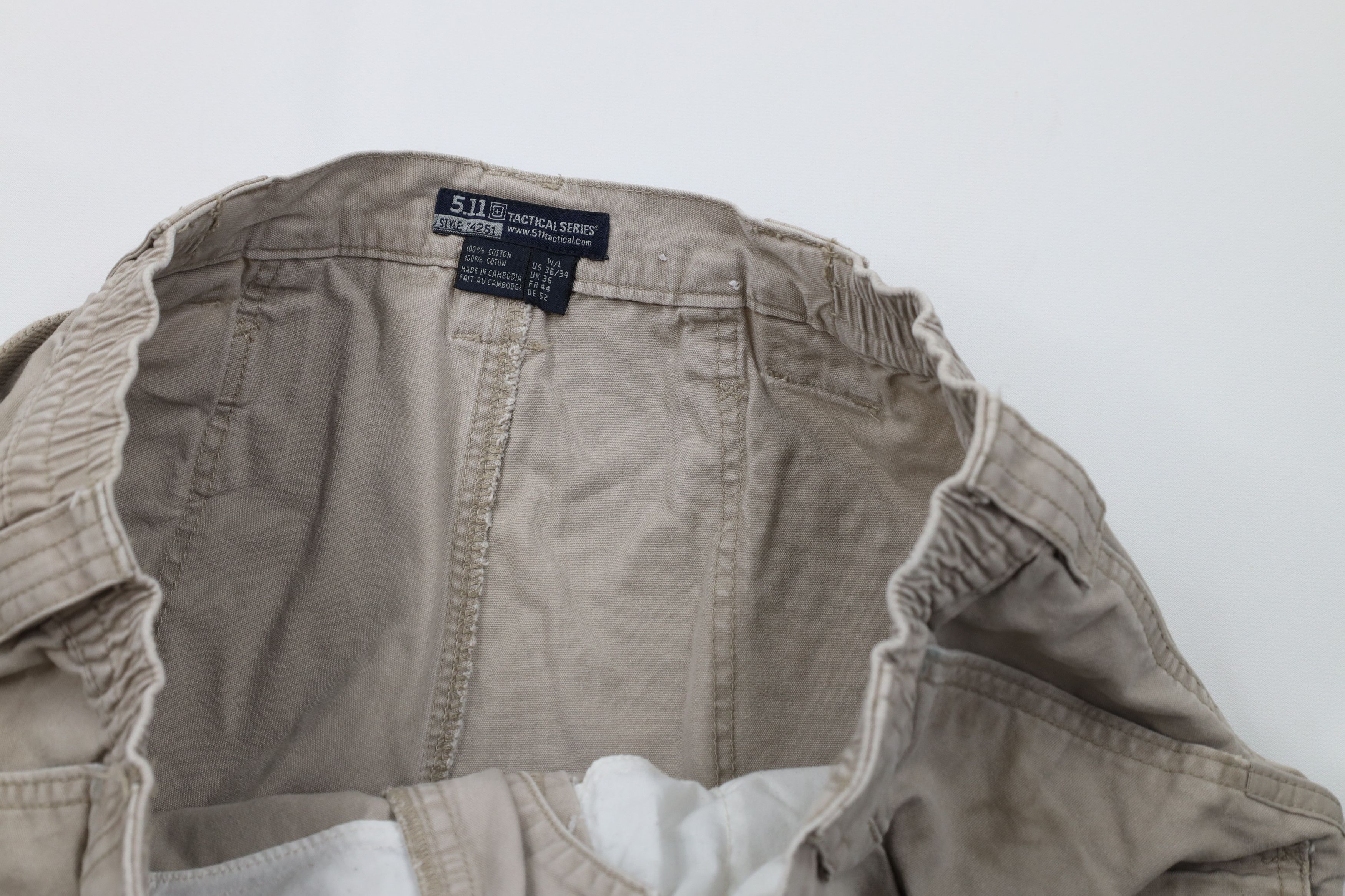 Vintage 5.11 Tactical Series Cotton Canvas Double Knee Cargo Pants Size US 36 / EU 52 - 10 Thumbnail