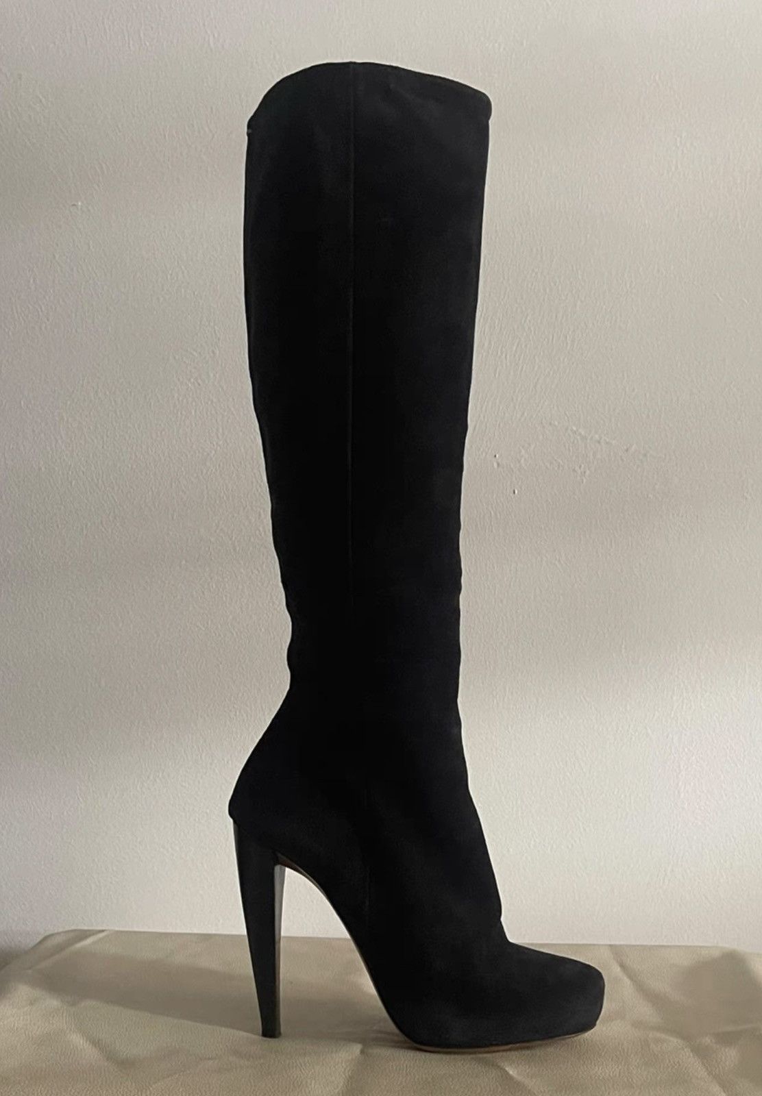 Maison Margiela Maison Martin Margiela｜Early suede high heel calf boots Size US 6 / IT 36 - 4 Thumbnail