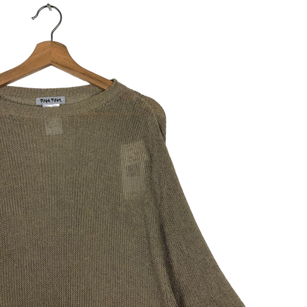 Beauty Beast 🔥Vintage Distressed Knit Sweatshirt Fuga Fuga Issey Miyake Size US M / EU 48-50 / 2 - 5 Thumbnail